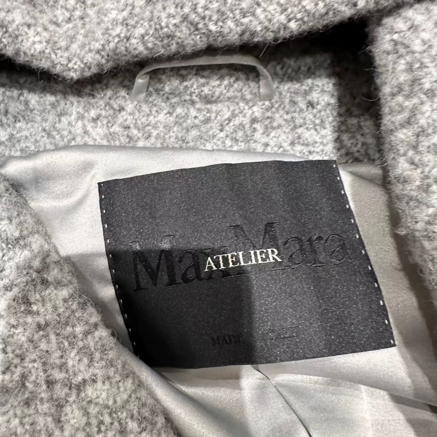 Max Mara maxmara luxury bathrobe coat in gray Size US L / EU 52-54 / 3 - 2 Thumbnail