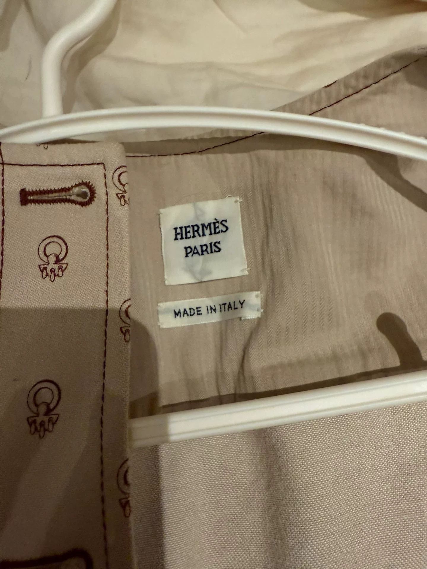 Hermes Hermes Beige Equestrian Denim Jacket Size US XS / EU 42 / 0 - 6 Thumbnail
