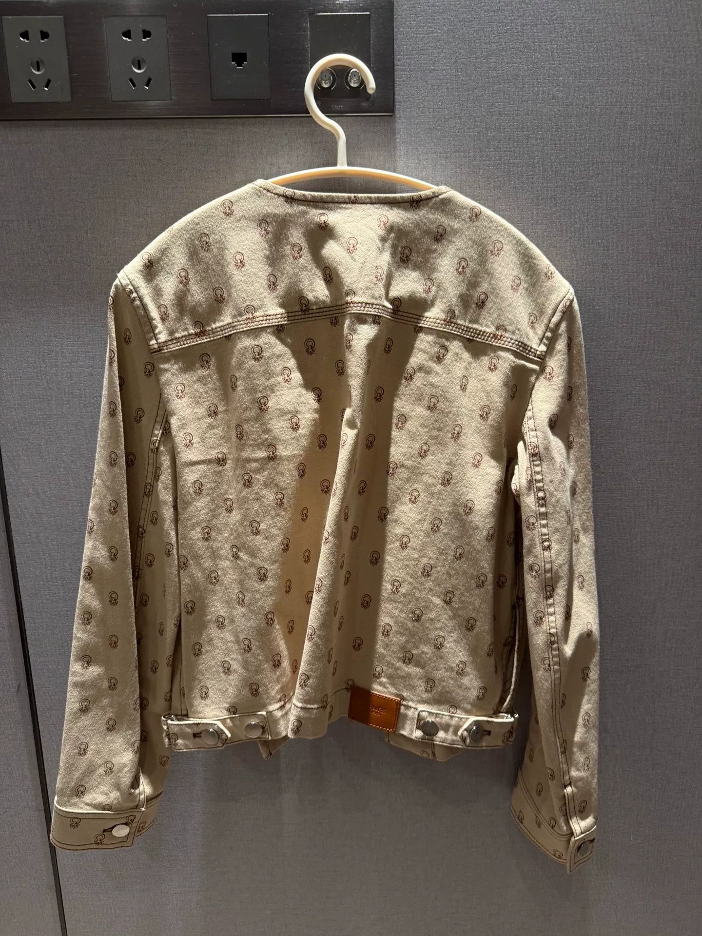 Hermes Hermes Beige Equestrian Denim Jacket Size US XS / EU 42 / 0 - 2 Thumbnail
