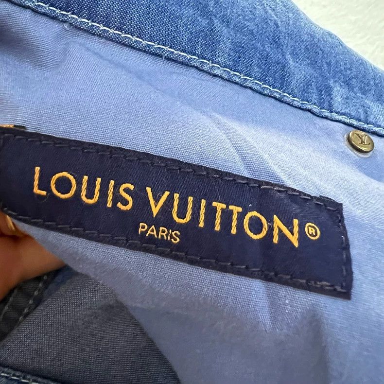 Louis Vuitton LV Pearl Button Flared Denim Pants Size 48 Size US 38 / EU 54 - 3 Thumbnail