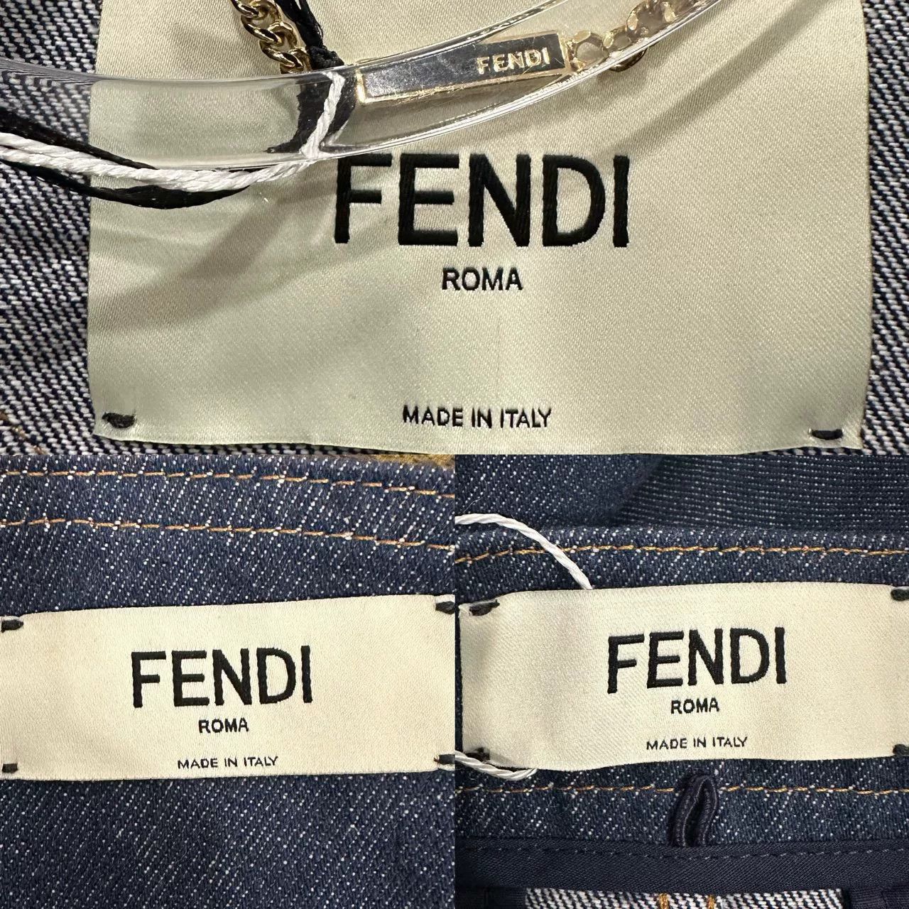 Fendi Fendi Denim Suit Set Size 44 Size US M / EU 48-50 / 2 - 4 Thumbnail