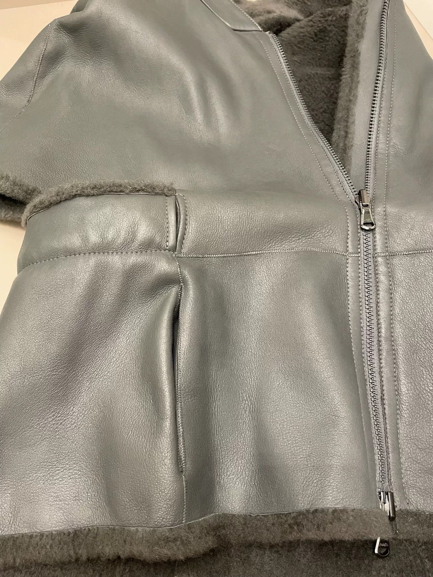 Brunello Cucinelli Brunello Cucinelli Reversible Lambskin Coat Size US S / EU 44-46 / 1 - 8 Thumbnail
