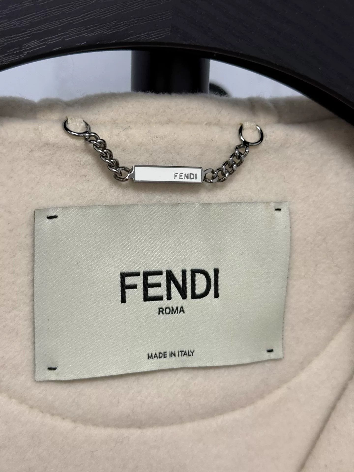 Fendi Fendi Beige Cashmere Double-Sided Coat Size US S / EU 44-46 / 1 - 2 Thumbnail