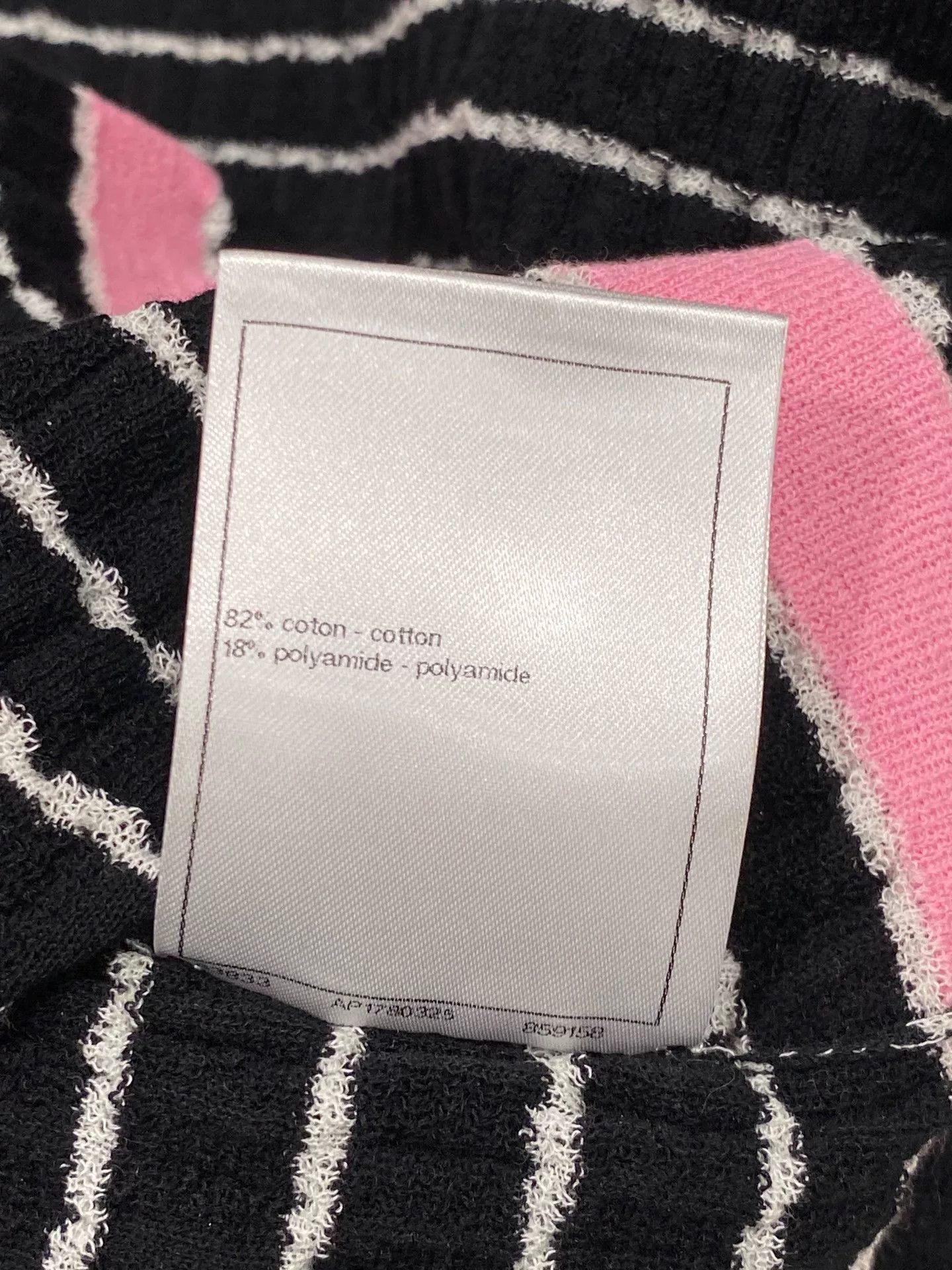 Chanel Chanel 2024 Black Stripe Sleeveless Top Size US XL / EU 56 / 4 - 6 Thumbnail