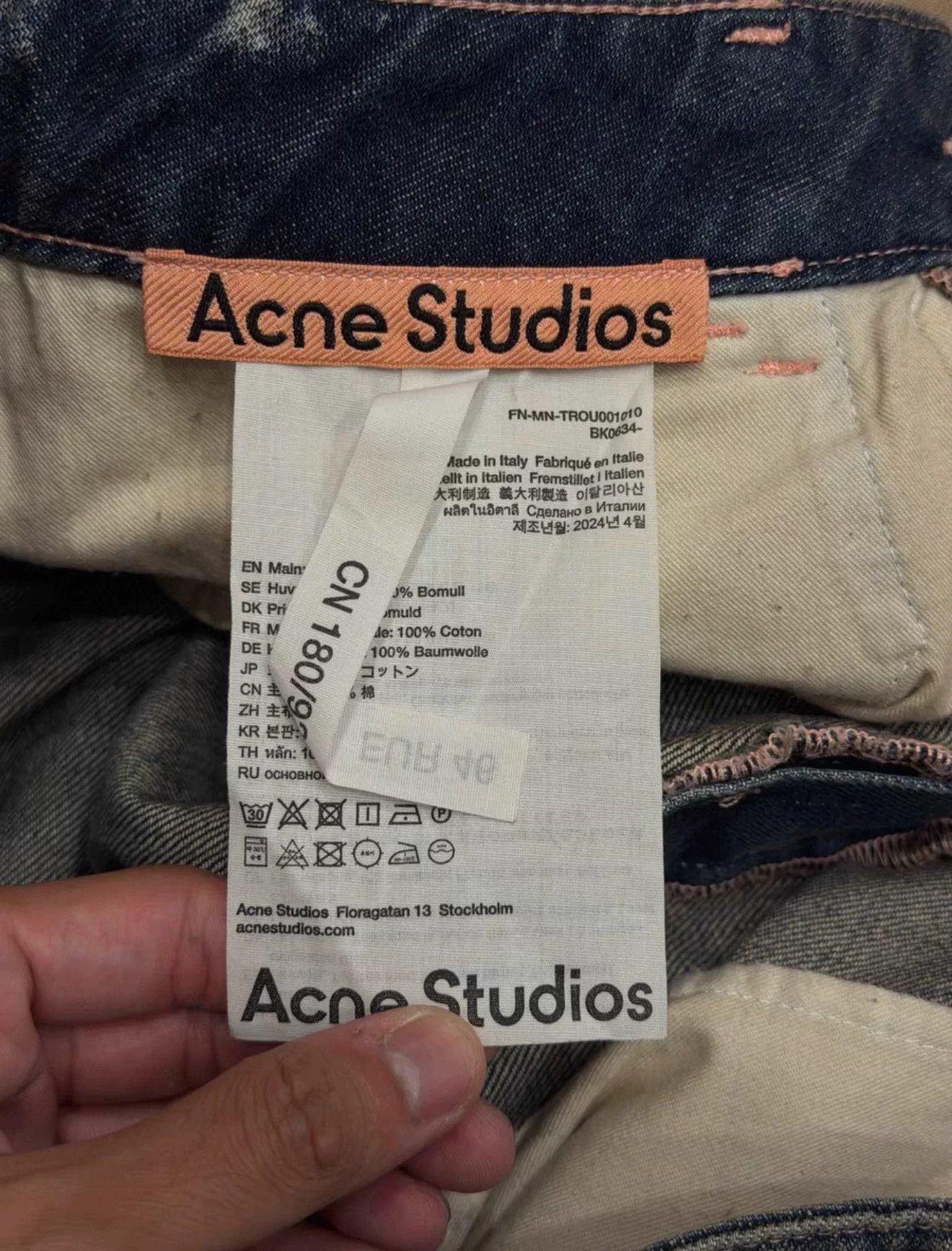 Acne Studios Acne Studio Distressed Wide-Leg Denim Pants Size US 36 / EU 52 - 4 Thumbnail