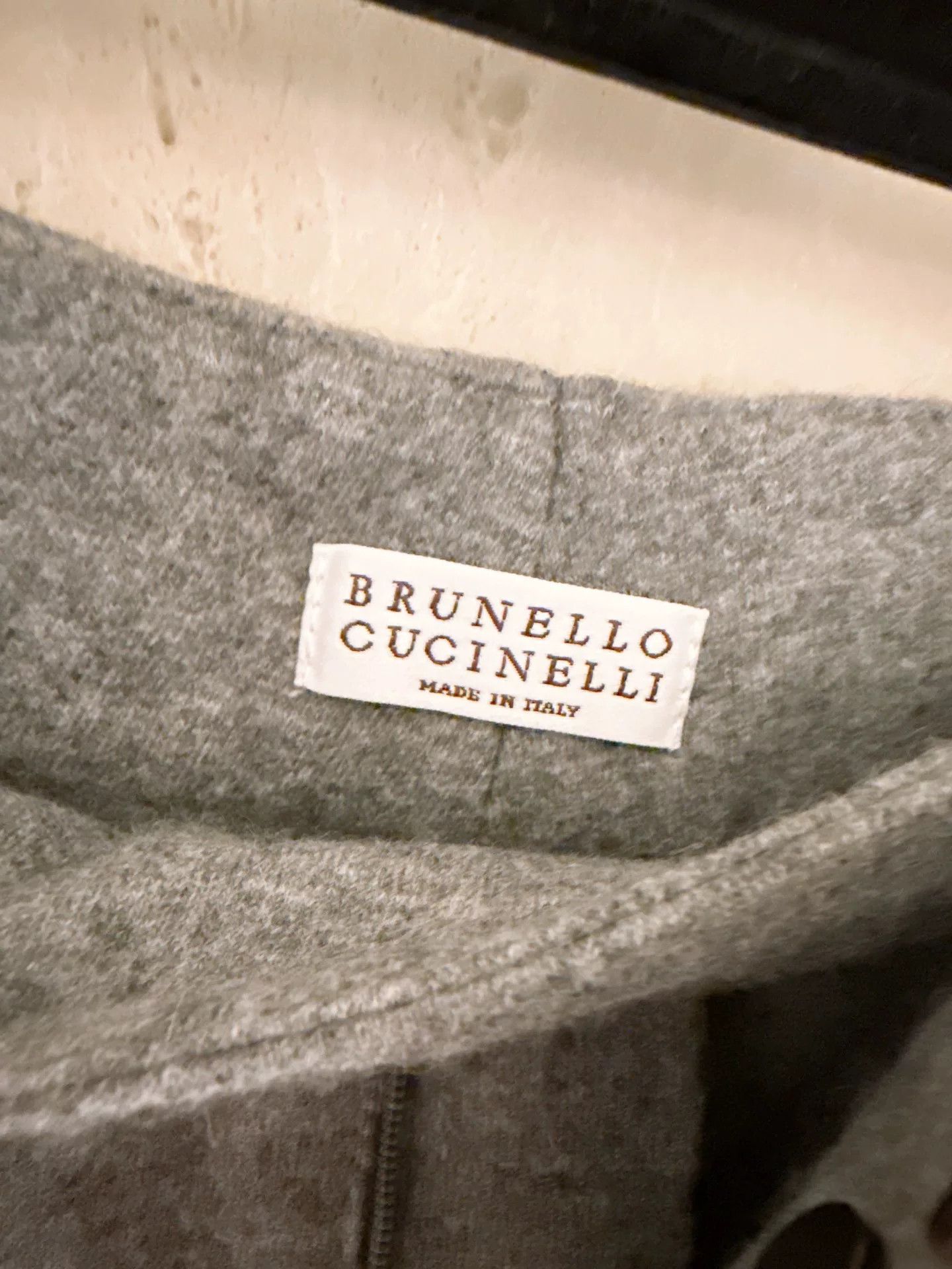 Brunello Cucinelli Brunello Cucinelli Gray Cashmere Pants Size US 34 / EU 50 - 7 Thumbnail