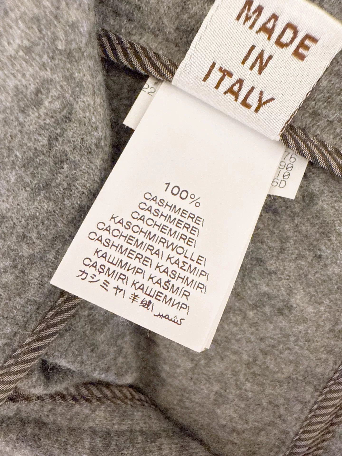 Brunello Cucinelli Brunello Cucinelli Gray Cashmere Pants Size US 34 / EU 50 - 8 Thumbnail