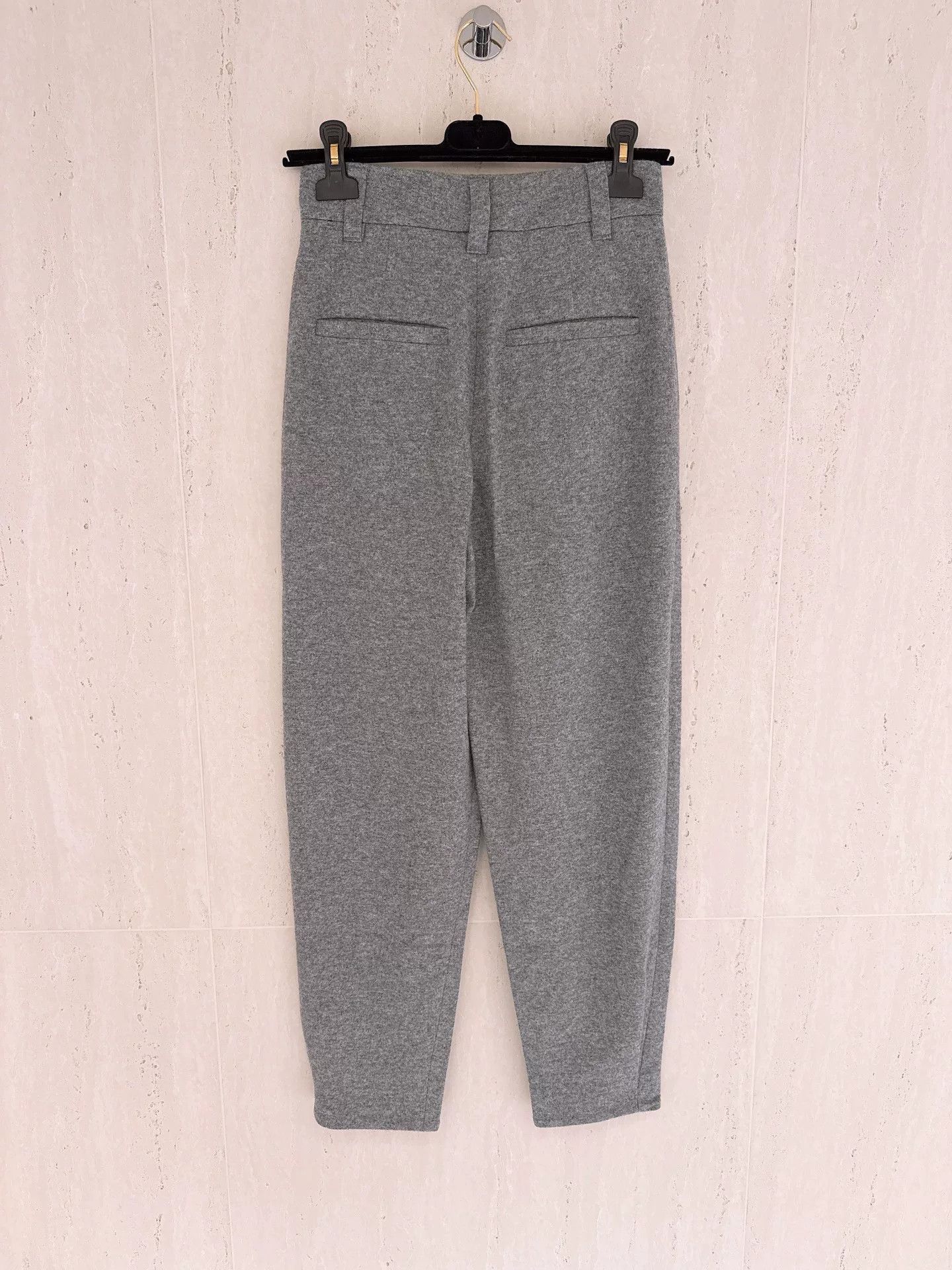 Brunello Cucinelli Brunello Cucinelli Gray Cashmere Pants Size US 34 / EU 50 - 2 Thumbnail