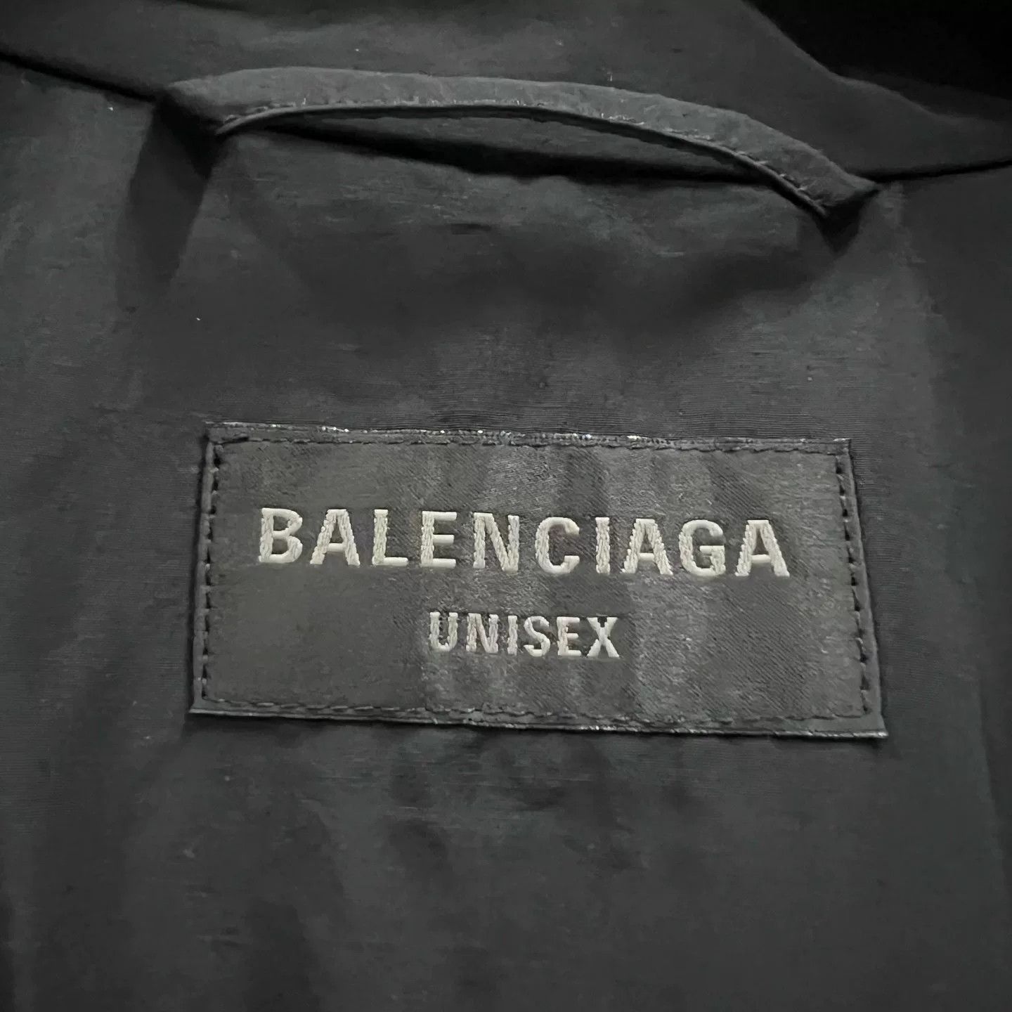 Balenciaga Balenciaga Black Embroidered Logo Jacket Size US XS / EU 42 / 0 - 3 Thumbnail