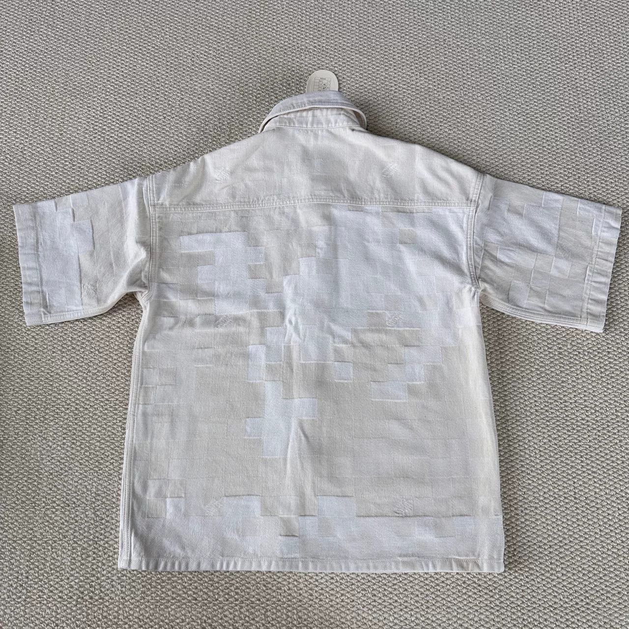 Louis Vuitton Louis Vuitton SS24 Beige Check Embroidered Shirt Size US S / EU 44-46 / 1 - 2 Thumbnail