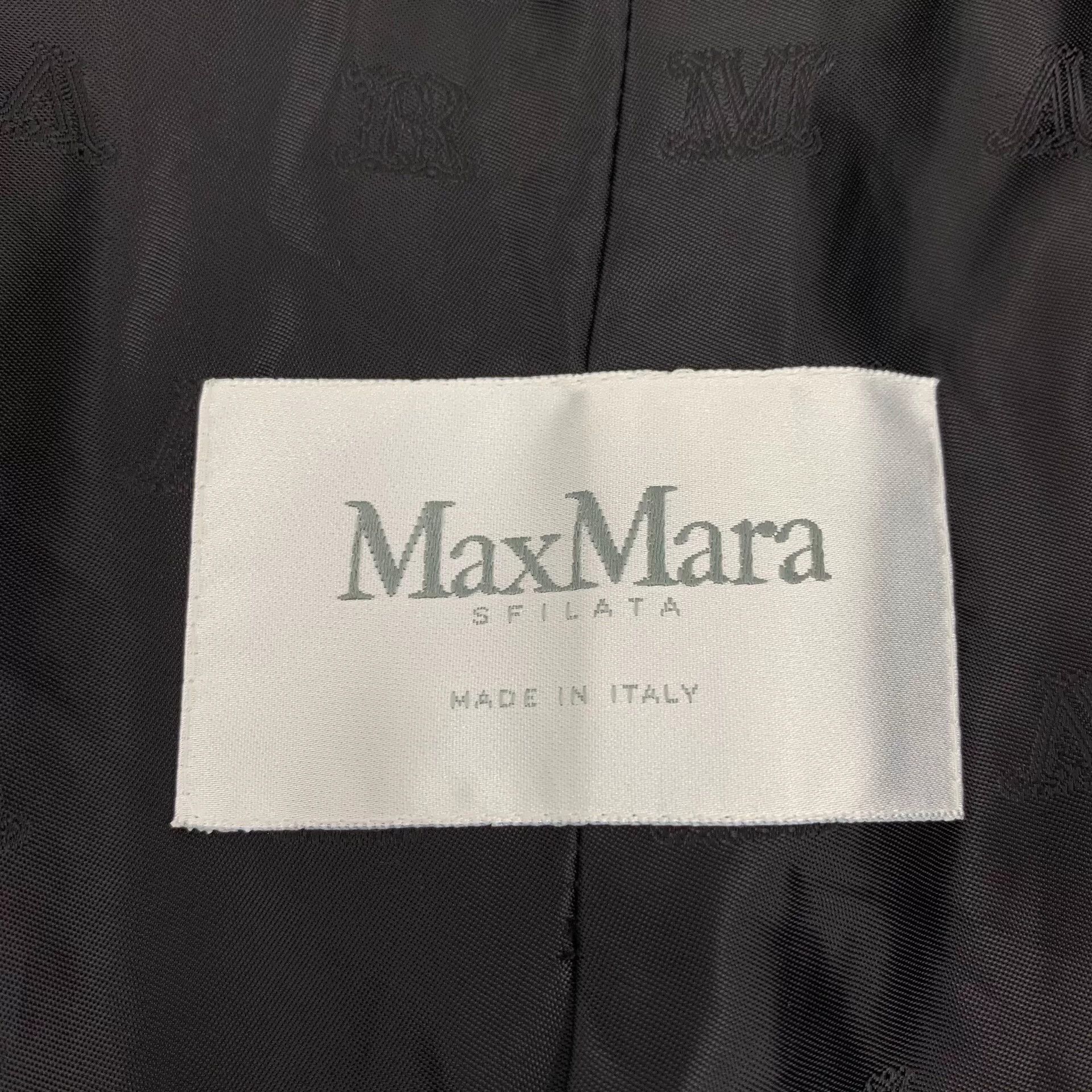 Max Mara maxmara black double-breasted wool coat Size US S / EU 44-46 / 1 - 5 Thumbnail