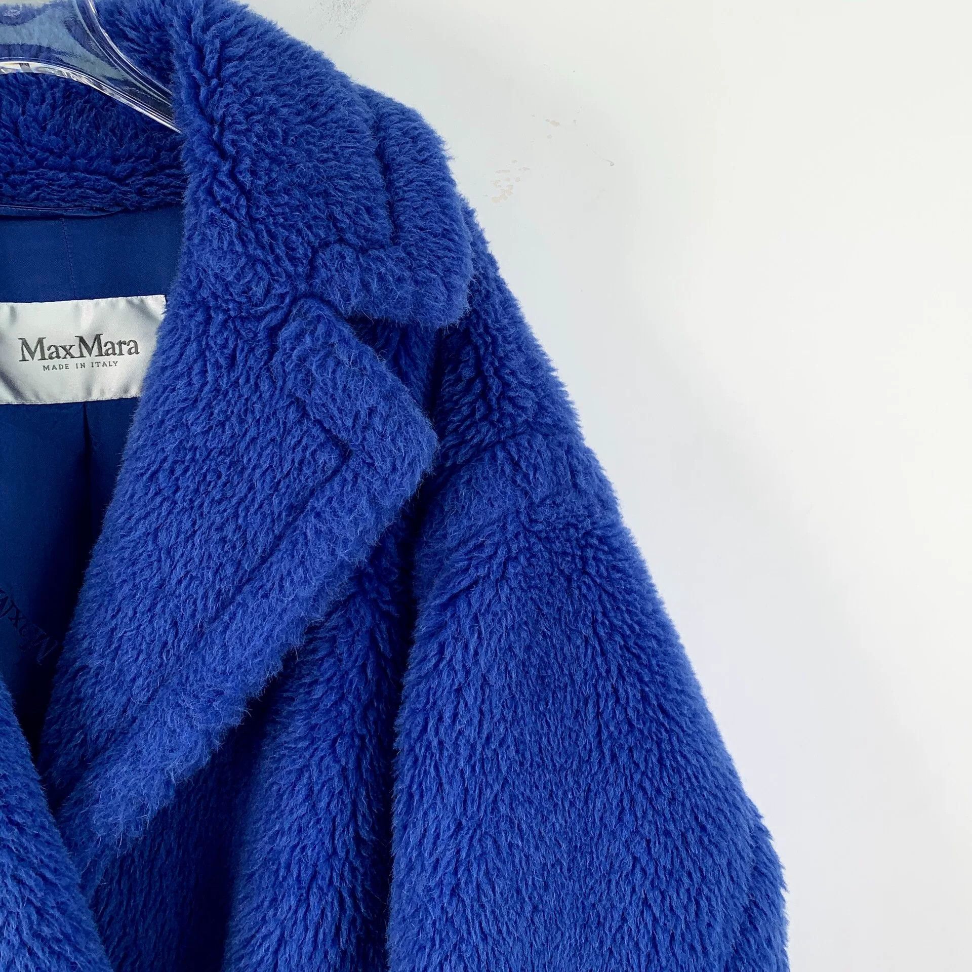 Max Mara maxmara deep blue teddy wool coat Size US S / EU 44-46 / 1 - 3 Thumbnail
