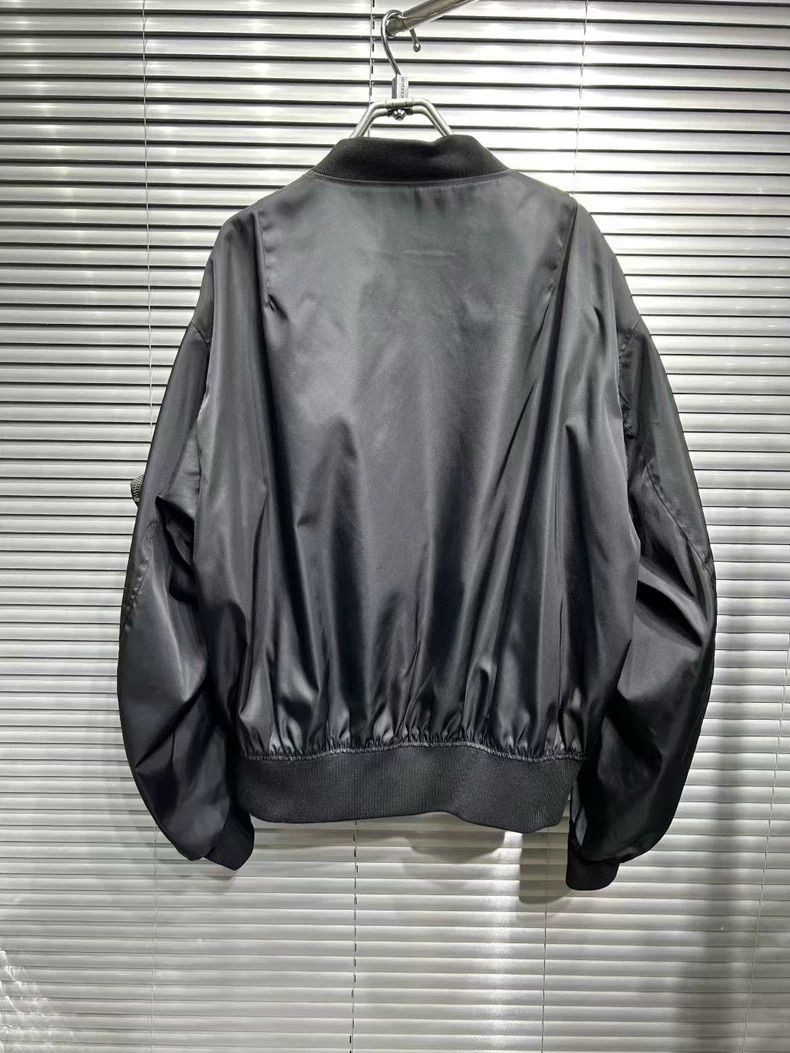 Prada Prada Black Bomber Jacket with Zip Size US M / EU 48-50 / 2 - 2 Thumbnail