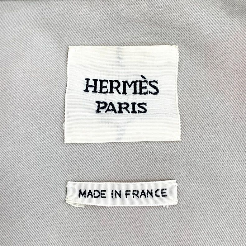Hermes Hermes Beige Printed Cotton Hooded Jacket Size US XS / EU 42 / 0 - 5 Thumbnail