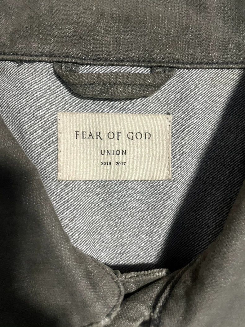 Fear of God Fear of God x Union Raglan Denim Jacket Size US S / EU 44-46 / 1 - 5 Thumbnail