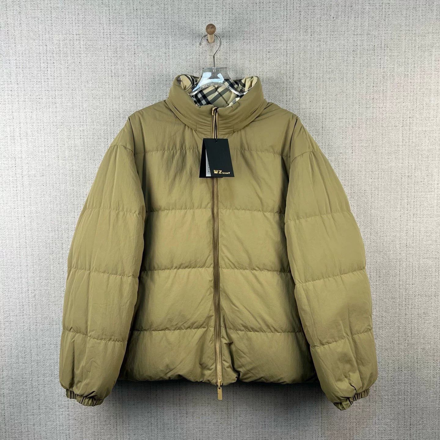 Burberry Burberry Check Reversible Zip Puffer Coat Size US XXL / EU 58 / 5 - 3 Thumbnail