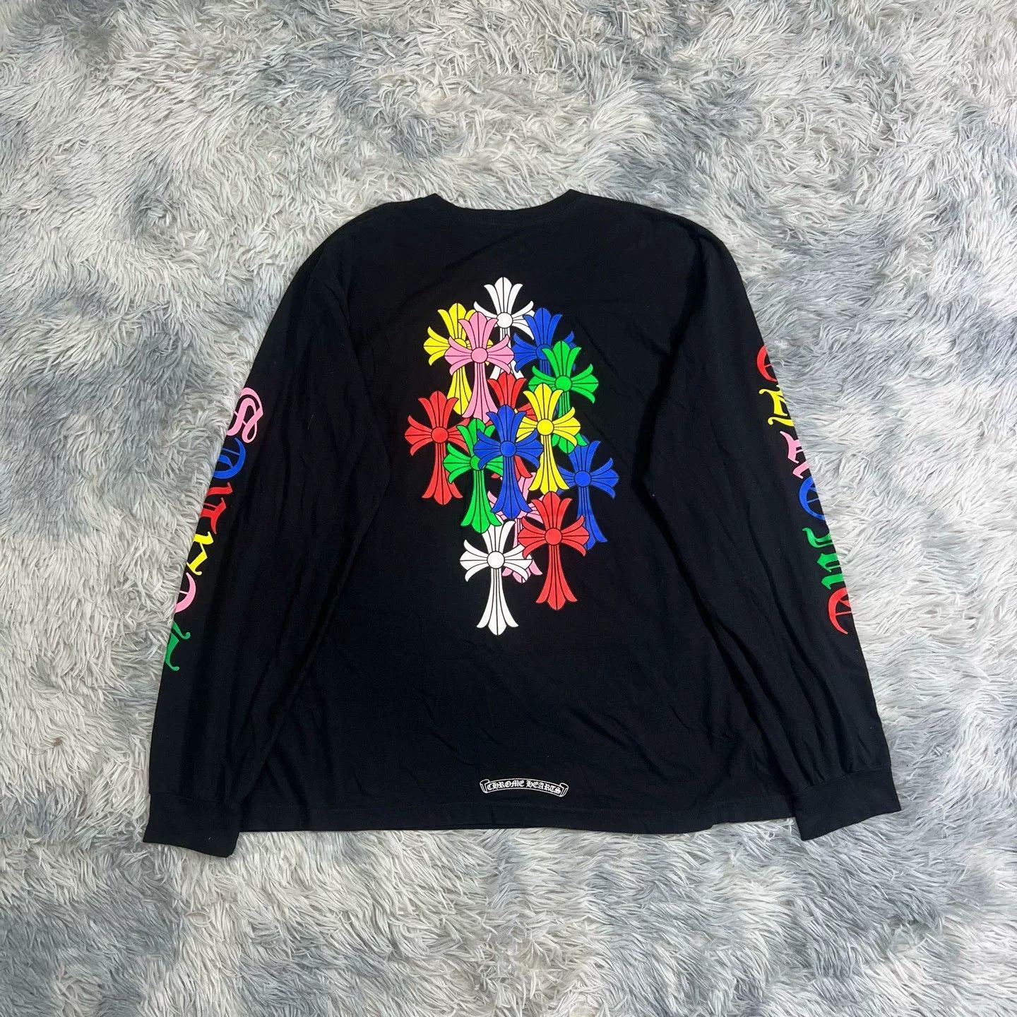 Chrome Hearts Chrome Hearts Colorful Cross Long-Sleeve T-Shirt Size US XXL / EU 58 / 5 - 2 Thumbnail