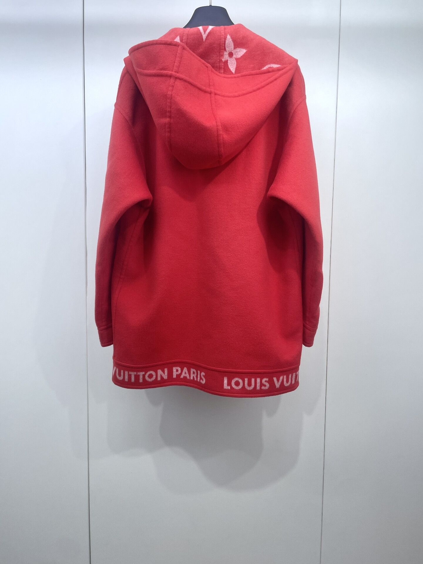 Louis Vuitton LV Red Half-Zip Wool Long Coat Size US S / EU 44-46 / 1 - 2 Thumbnail