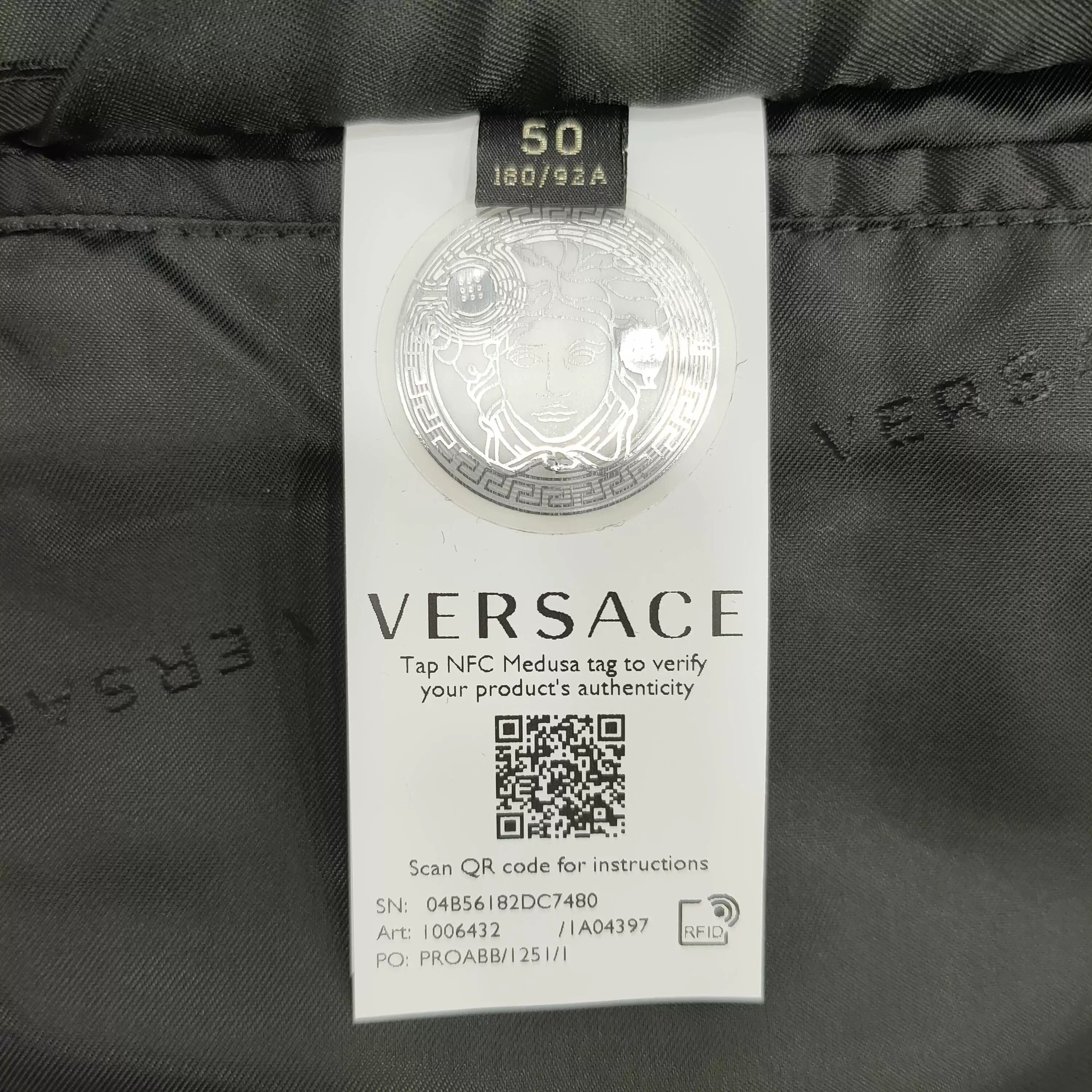 Fendi FENDACE Monogram Rhinestone Portrait Jacket Size US L / EU 52-54 / 3 - 4 Thumbnail
