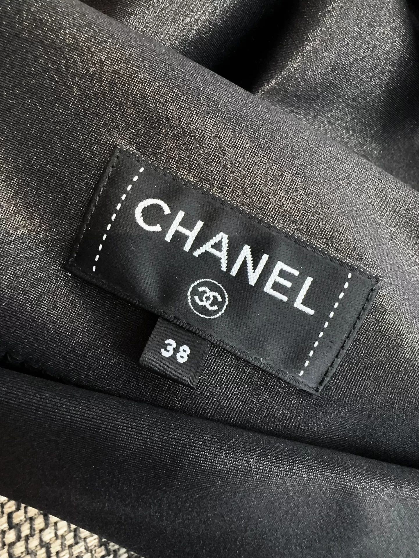 Chanel Chanel Coco Neige Black Coated Skinny Pants Size US 38 / EU 54 - 6 Thumbnail