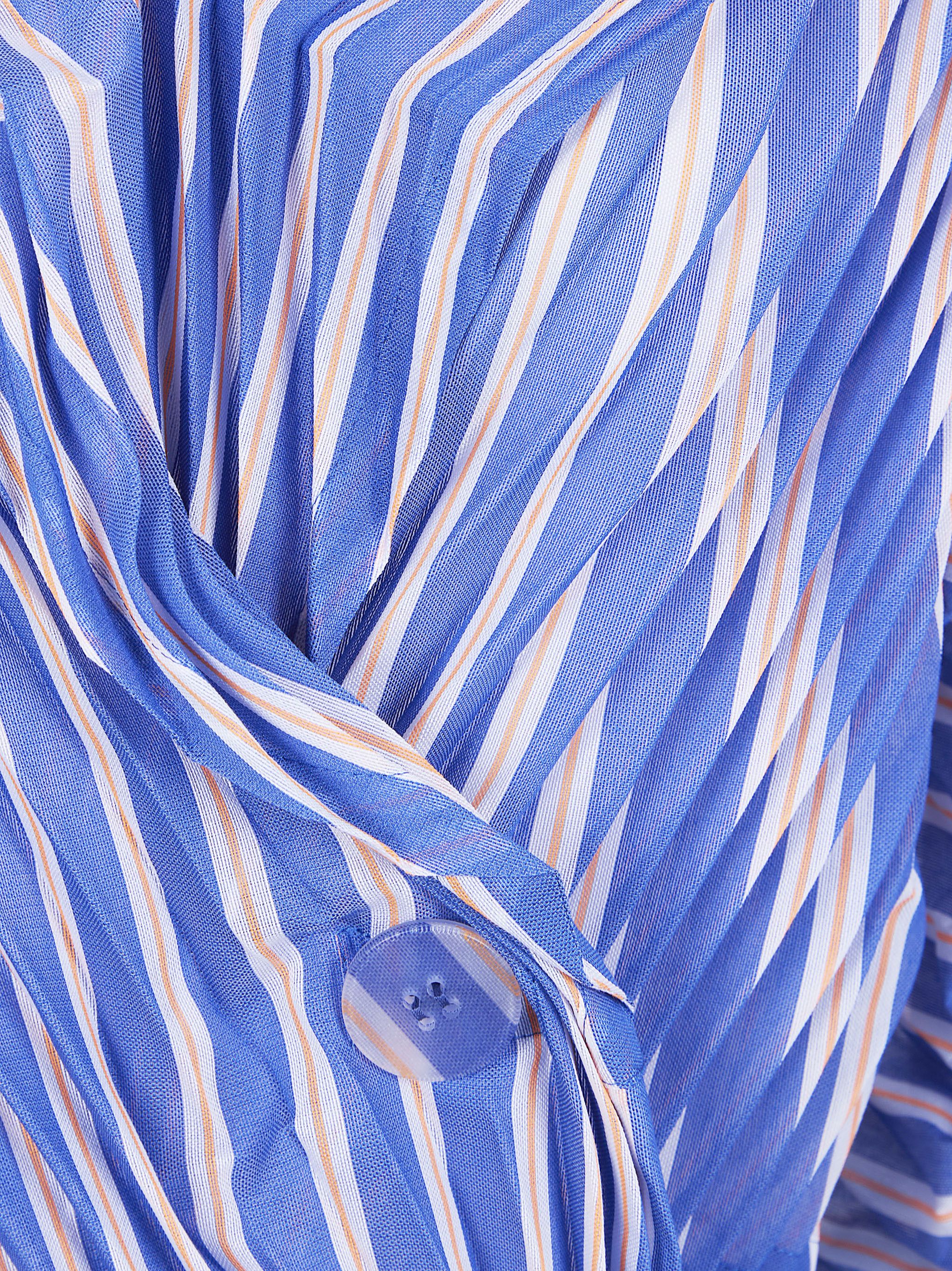 Issey Miyake "GENERIC STRIPES" HAND PLEATS JACKET Size M / US 6-8 / IT 42-44 - 3 Thumbnail