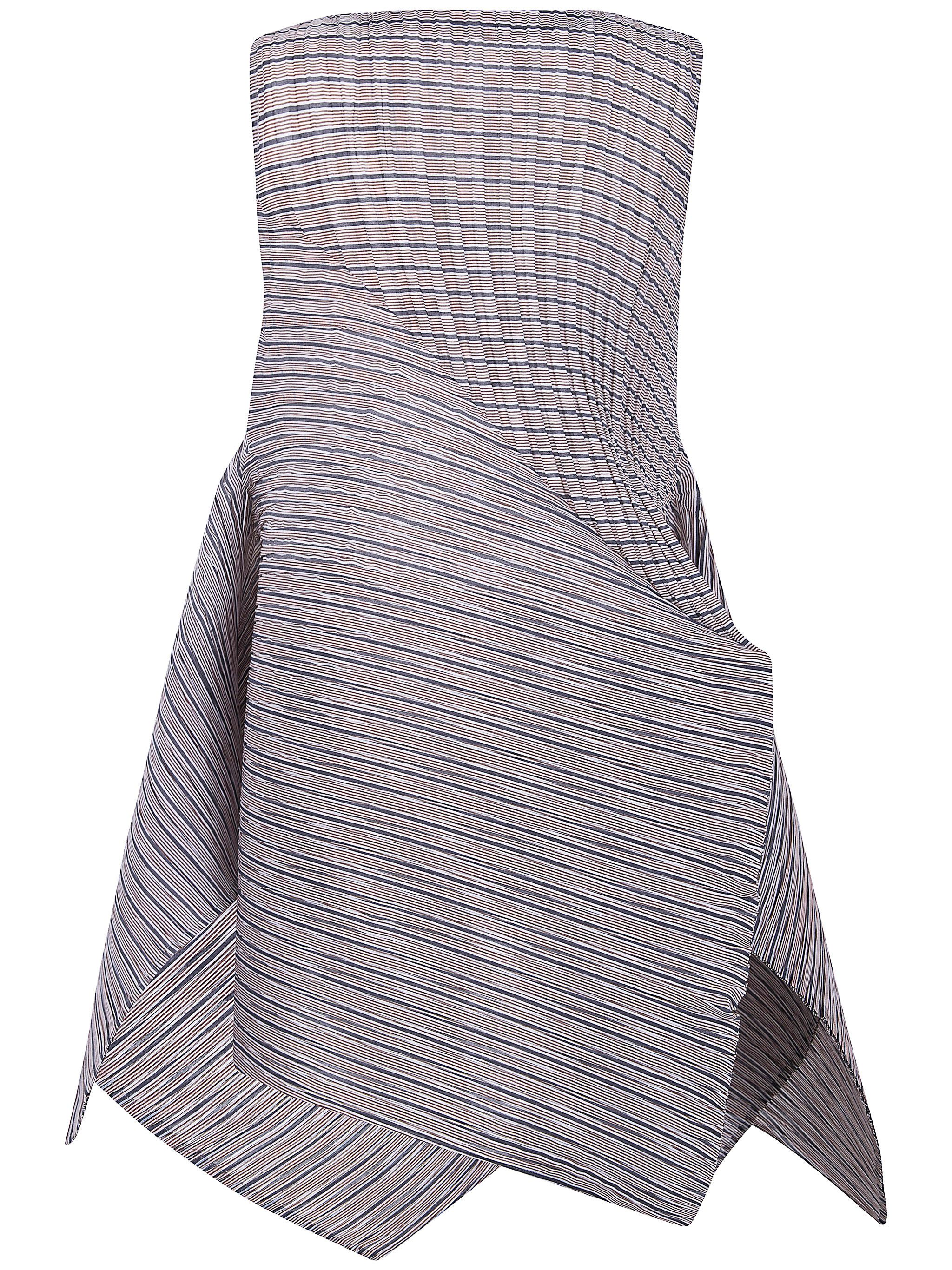 Issey Miyake "GENERIC STRIPES" MACHINE PLEATS DRESS Size M / US 6-8 / IT 42-44 - 2 Thumbnail