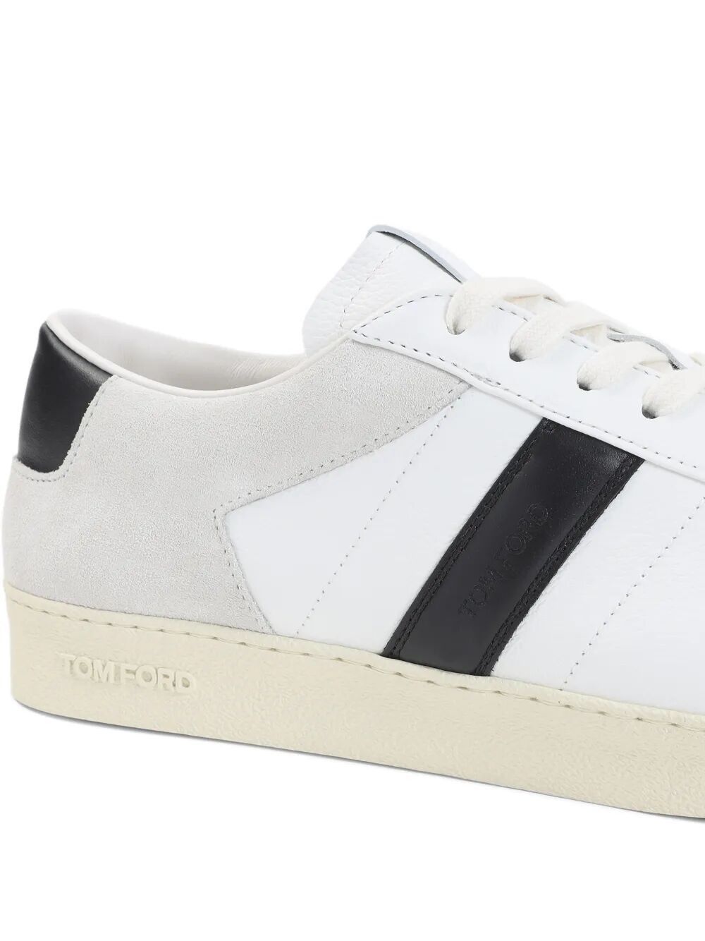 Tom Ford SUEDE GRAIN LEATHER LOW TOP SNEAKERS Size US 7 / EU 40 - 3 Thumbnail