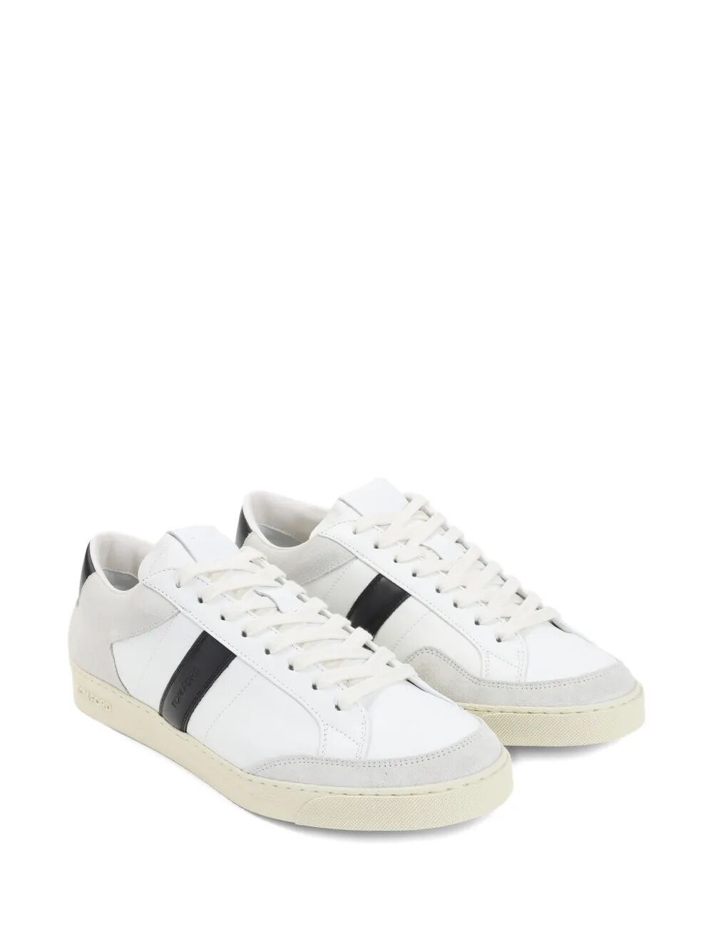 Tom Ford SUEDE GRAIN LEATHER LOW TOP SNEAKERS Size US 10 / EU 43 - 2 Thumbnail