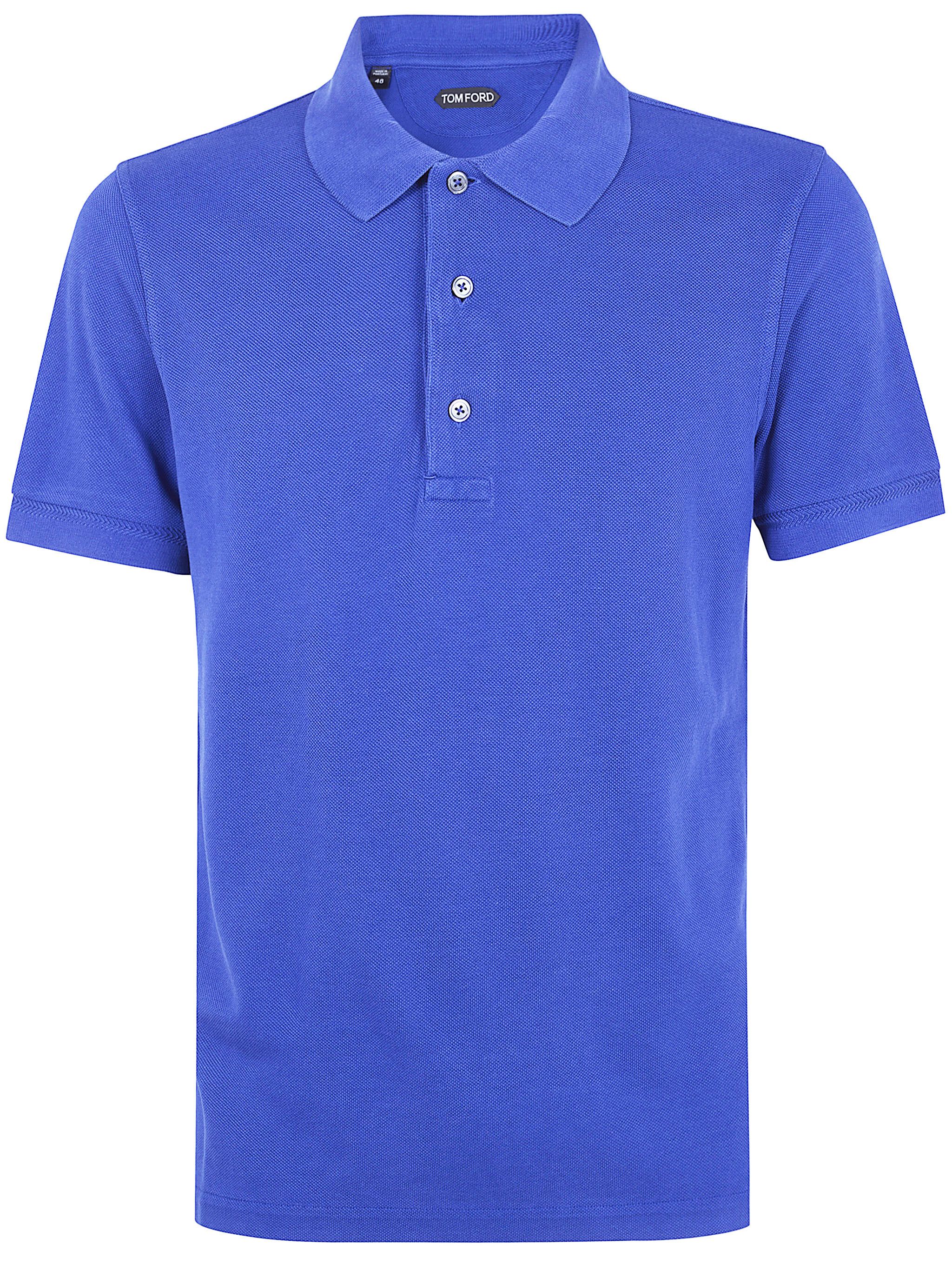Tom Ford LYOCELL PIQUET SHORT SLEEVES POLO SHIRT Size US M / EU 48-50 / 2 - 6 Thumbnail