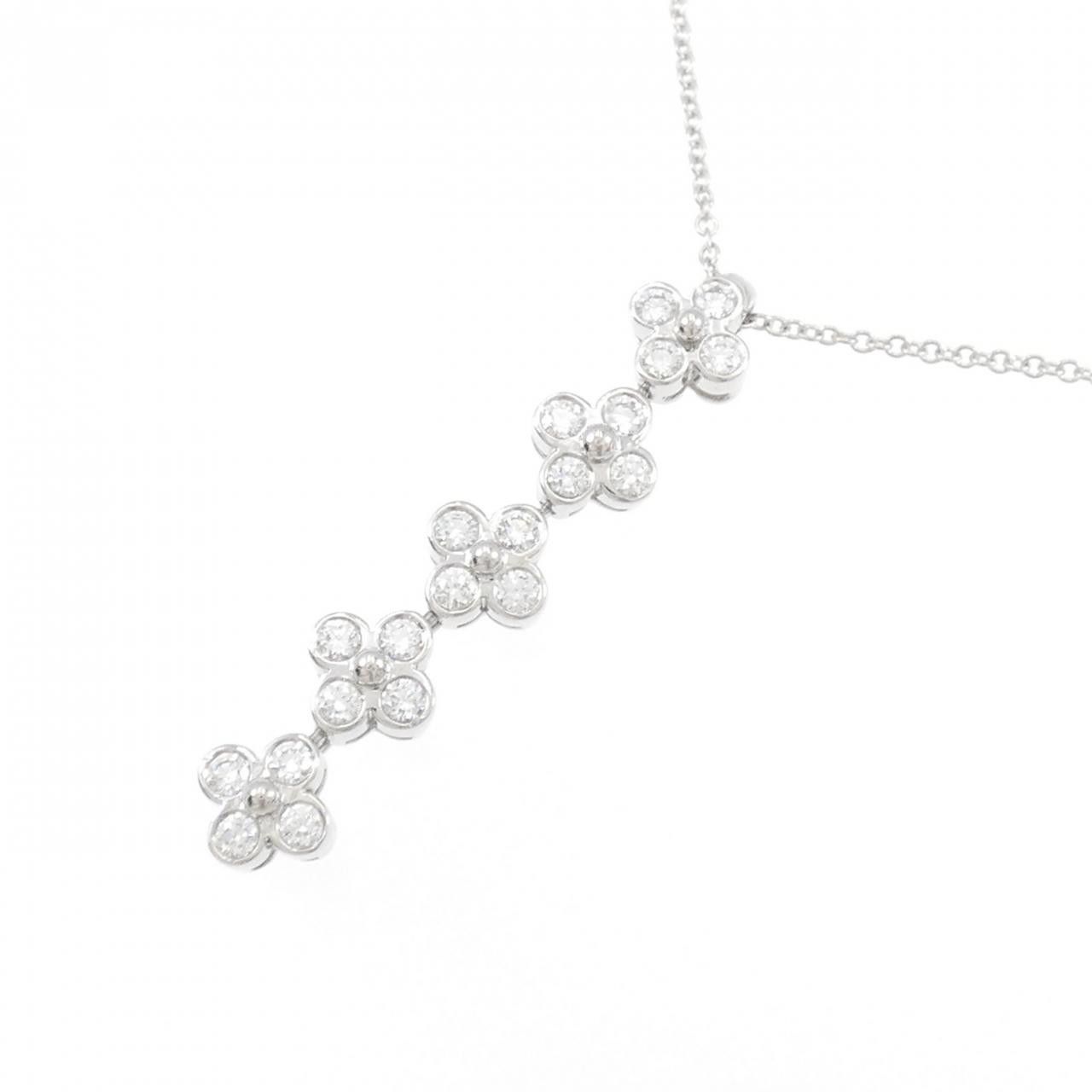 Tiffany & Co. Tiffany & Co. Tiffany Lace Drop Platinum Diamond Necklace Metal Necklace DUTY FREE for USA Size ONE SIZE - 3 Thumbnail