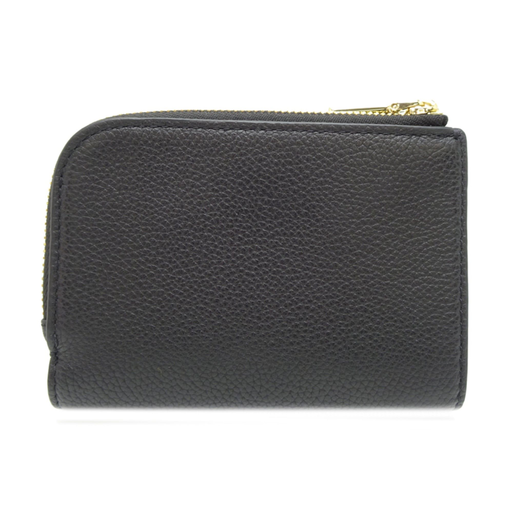 Kate Spade Kate Spade Devin Small Compact Wallet, Women's Bifold Wallet KM372, Black Leather Size ONE SIZE - 2 Thumbnail