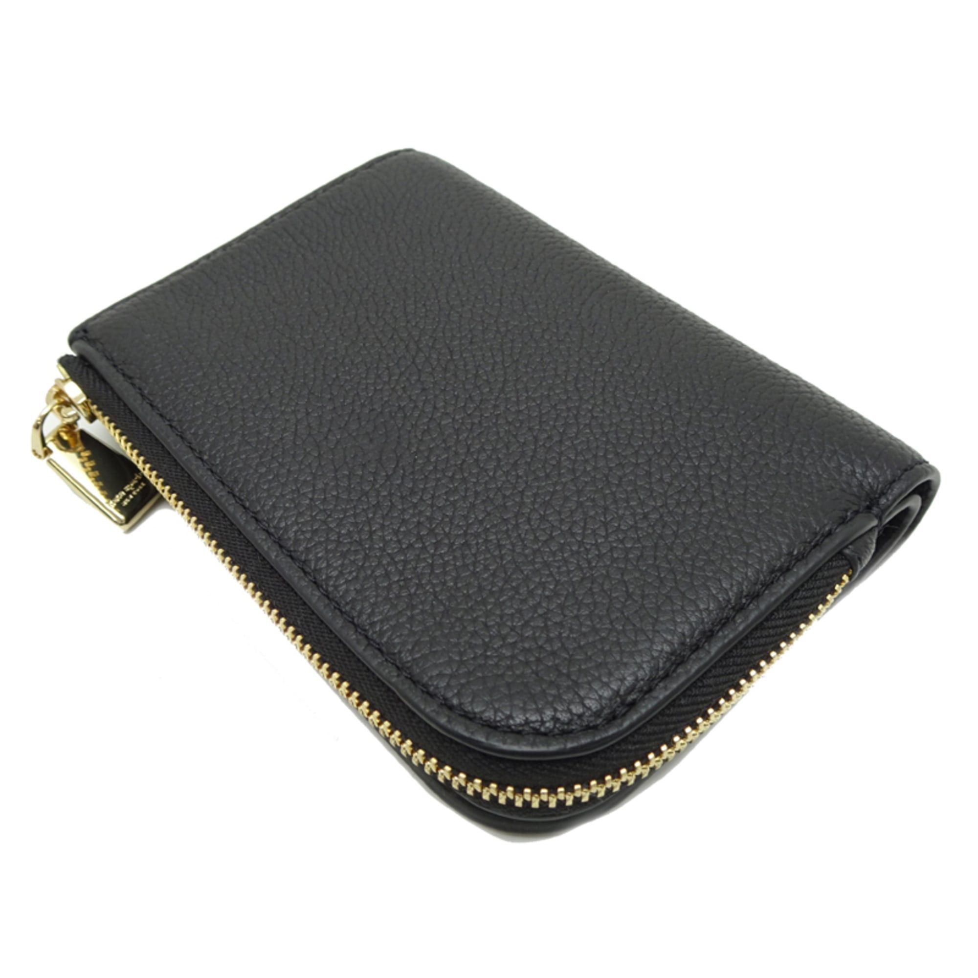 Kate Spade Kate Spade Devin Small Compact Wallet, Women's Bifold Wallet KM372, Black Leather Size ONE SIZE - 4 Thumbnail