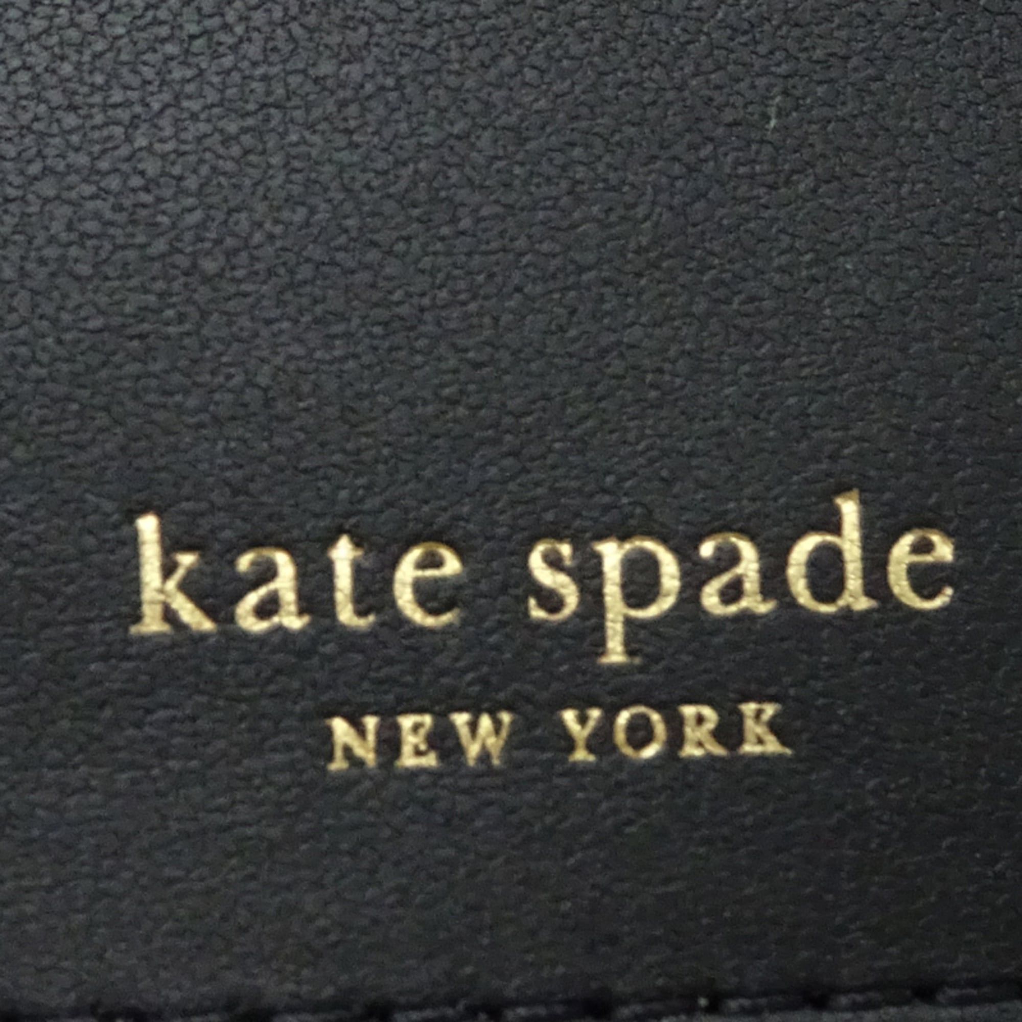 Kate Spade Kate Spade Devin Small Compact Wallet, Women's Bifold Wallet KM372, Black Leather Size ONE SIZE - 6 Thumbnail