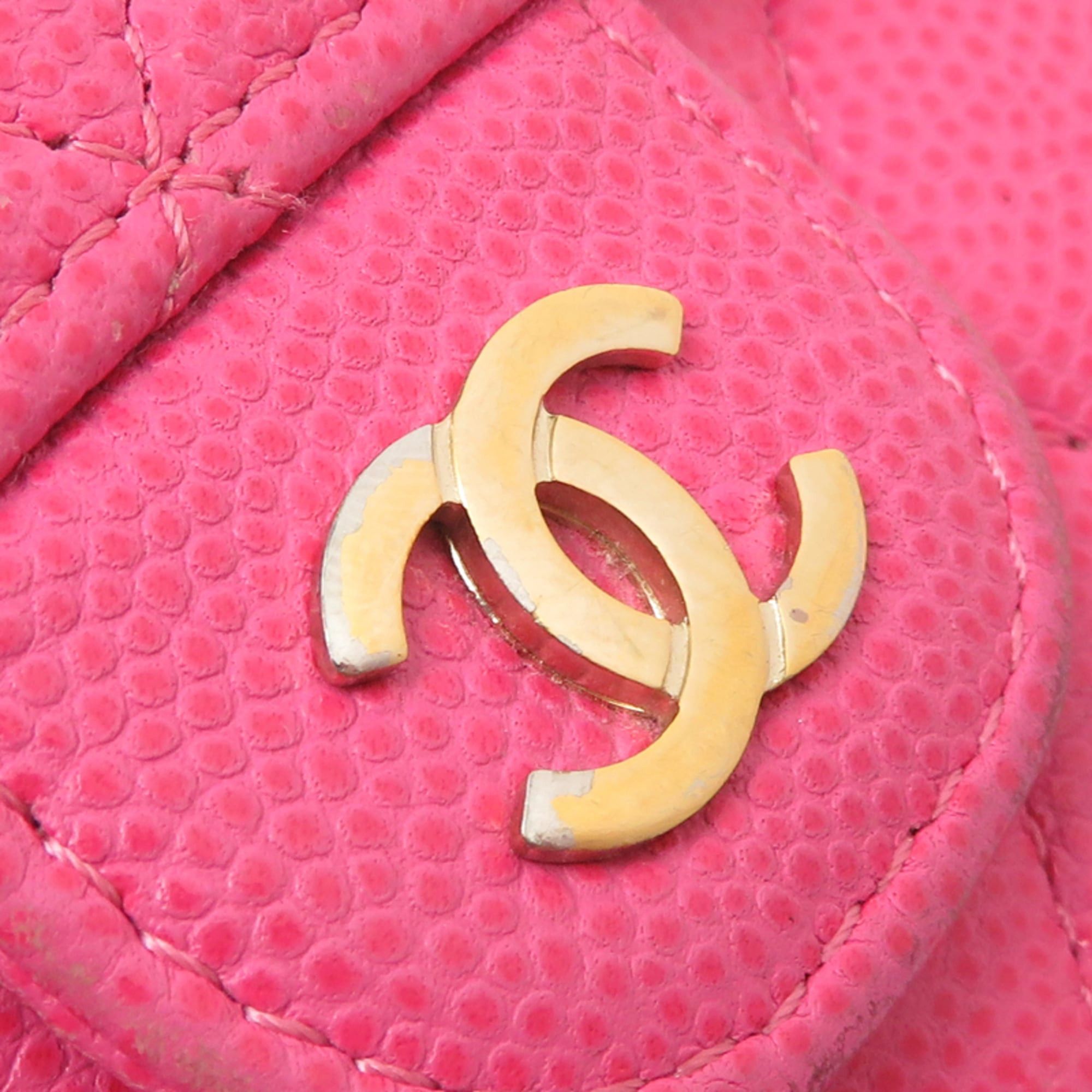 Chanel Chanel Classic Small Flap Wallet, Women's Tri-fold Wallet AP0231, Caviar Leather, Pink Size ONE SIZE - 10 Thumbnail