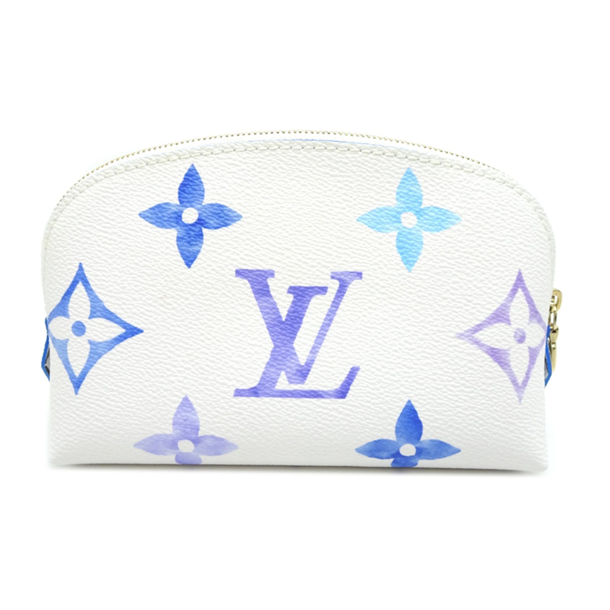 Louis Vuitton Louis Vuitton Cosmetic PM Pouch, Women's, M82492 (Discontinued) LV By the Pool, White Size ONE SIZE - 2 Thumbnail