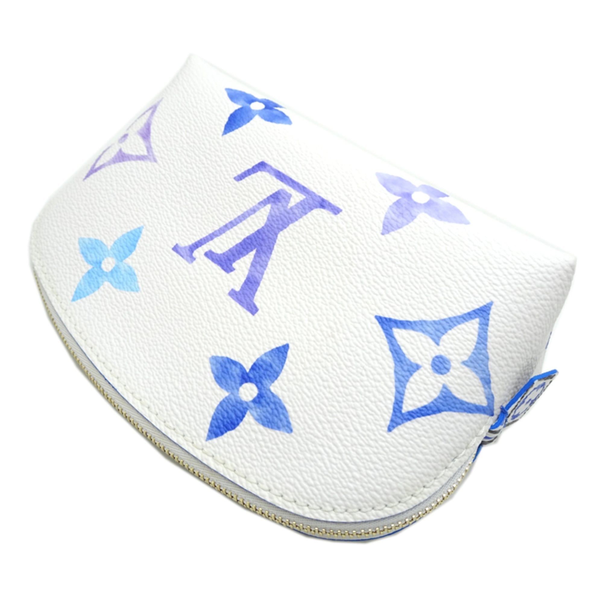 Louis Vuitton Louis Vuitton Cosmetic PM Pouch, Women's, M82492 (Discontinued) LV By the Pool, White Size ONE SIZE - 4 Thumbnail