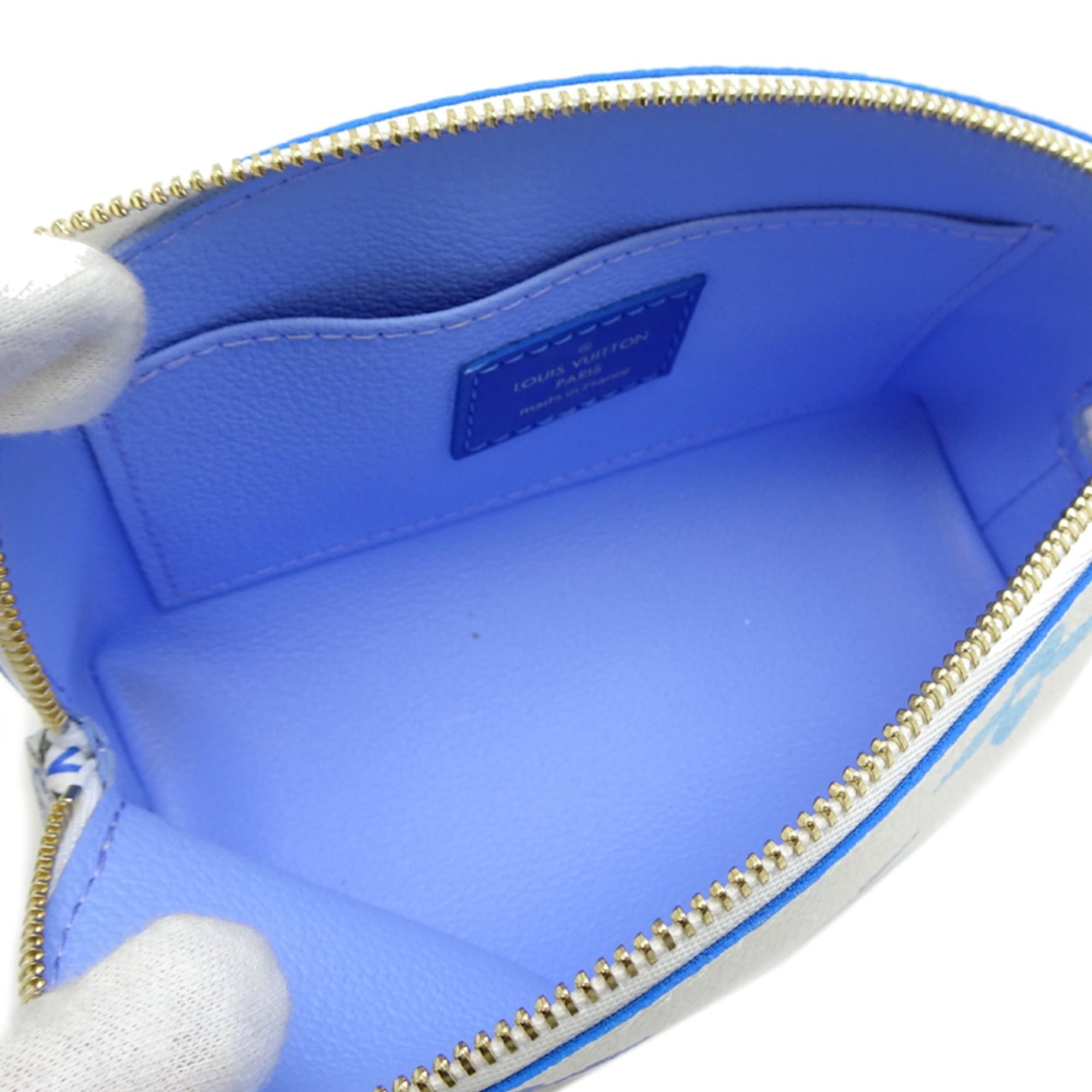 Louis Vuitton Louis Vuitton Cosmetic PM Pouch, Women's, M82492 (Discontinued) LV By the Pool, White Size ONE SIZE - 5 Thumbnail