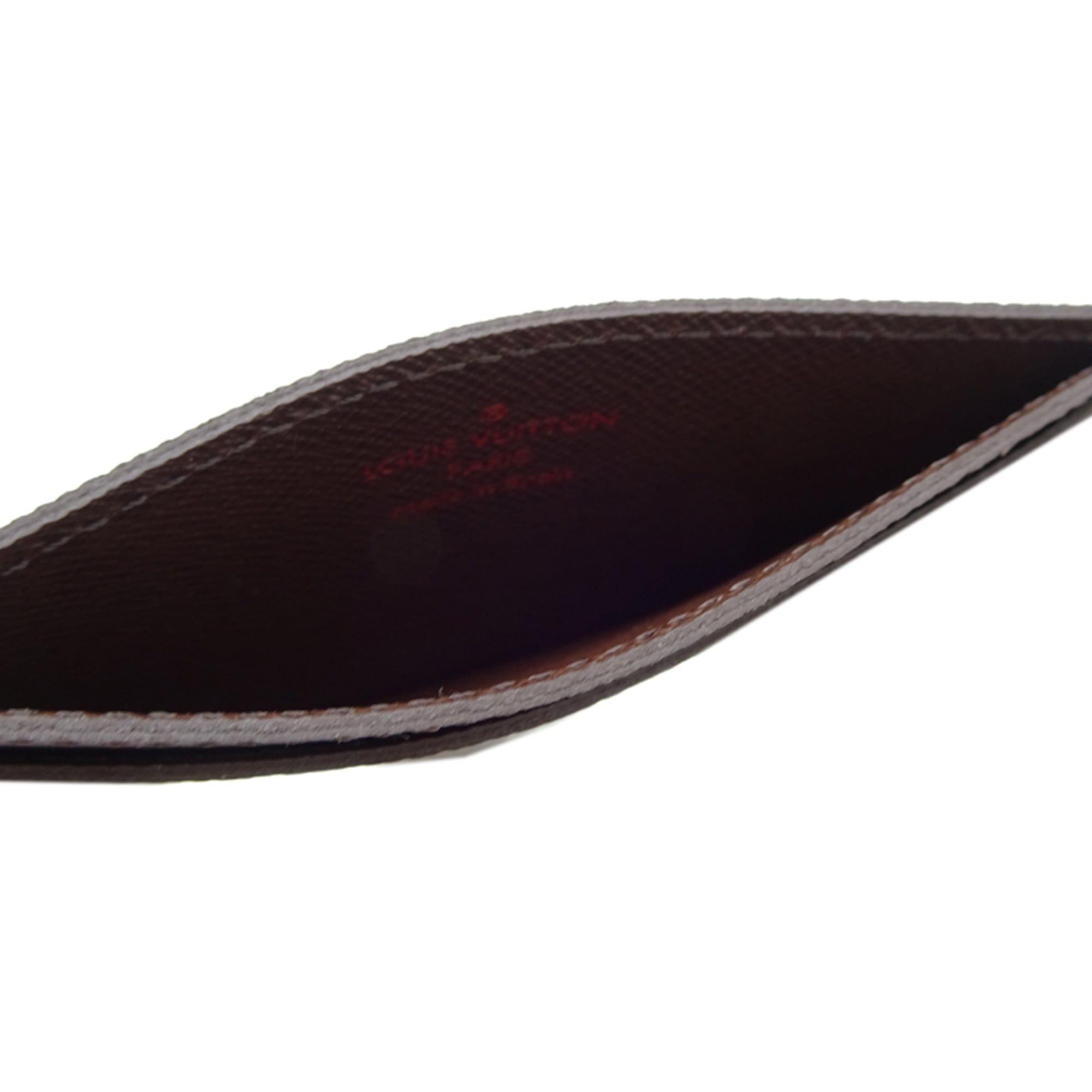 Louis Vuitton Louis Vuitton Porte Carte Sampur Women's/Men's Card Case N61722 (Discontinued) Damier Brown Size ONE SIZE - 5 Thumbnail