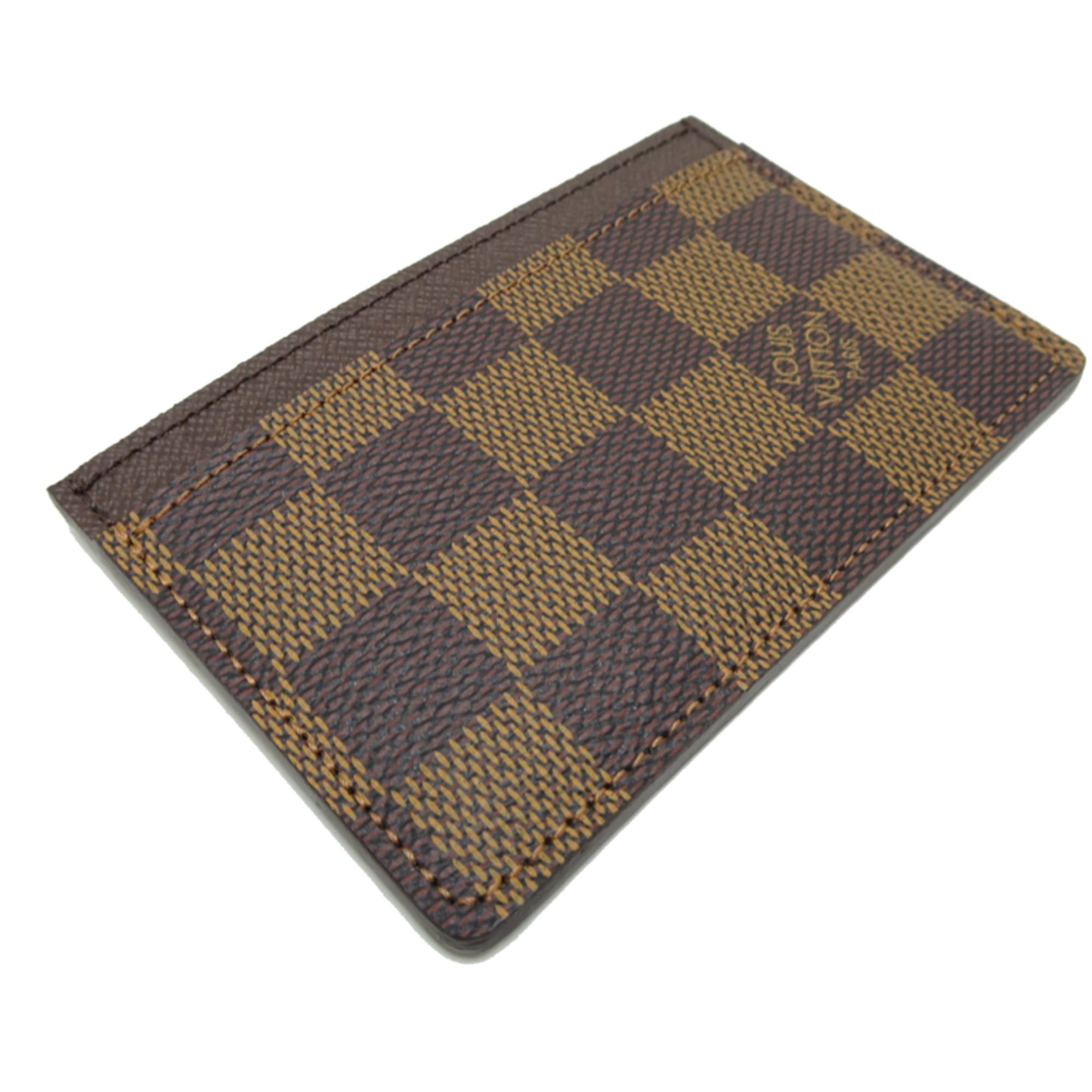 Louis Vuitton Louis Vuitton Porte Carte Sampur Women's/Men's Card Case N61722 (Discontinued) Damier Brown Size ONE SIZE - 3 Thumbnail