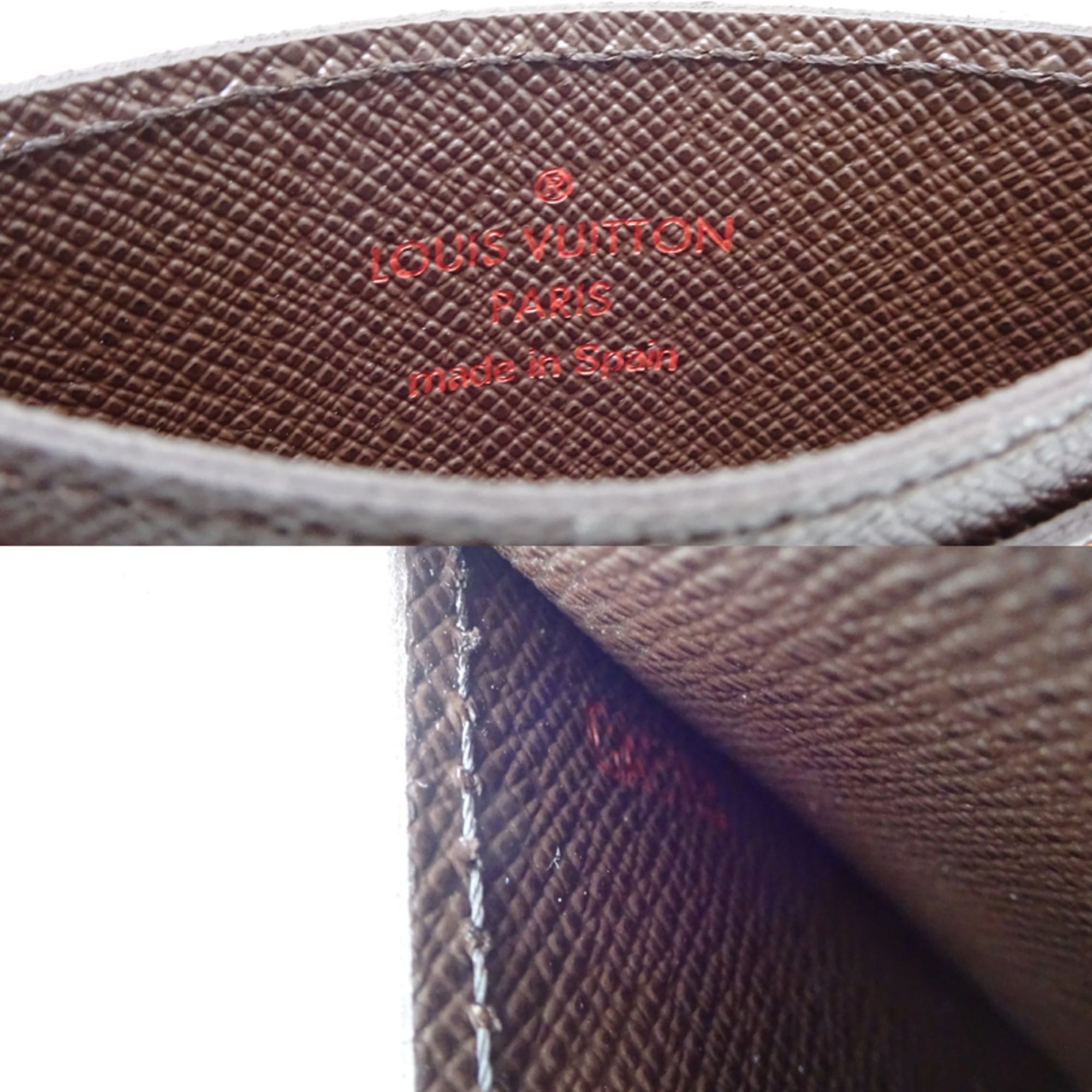 Louis Vuitton Louis Vuitton Porte Carte Sampur Women's/Men's Card Case N61722 (Discontinued) Damier Brown Size ONE SIZE - 6 Thumbnail