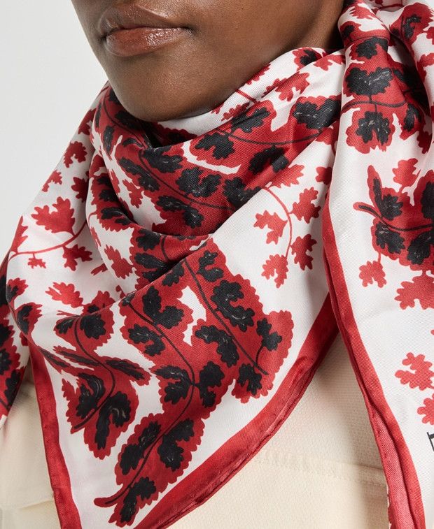 Lanvin Silk square scarf Size ONE SIZE - 2 Thumbnail
