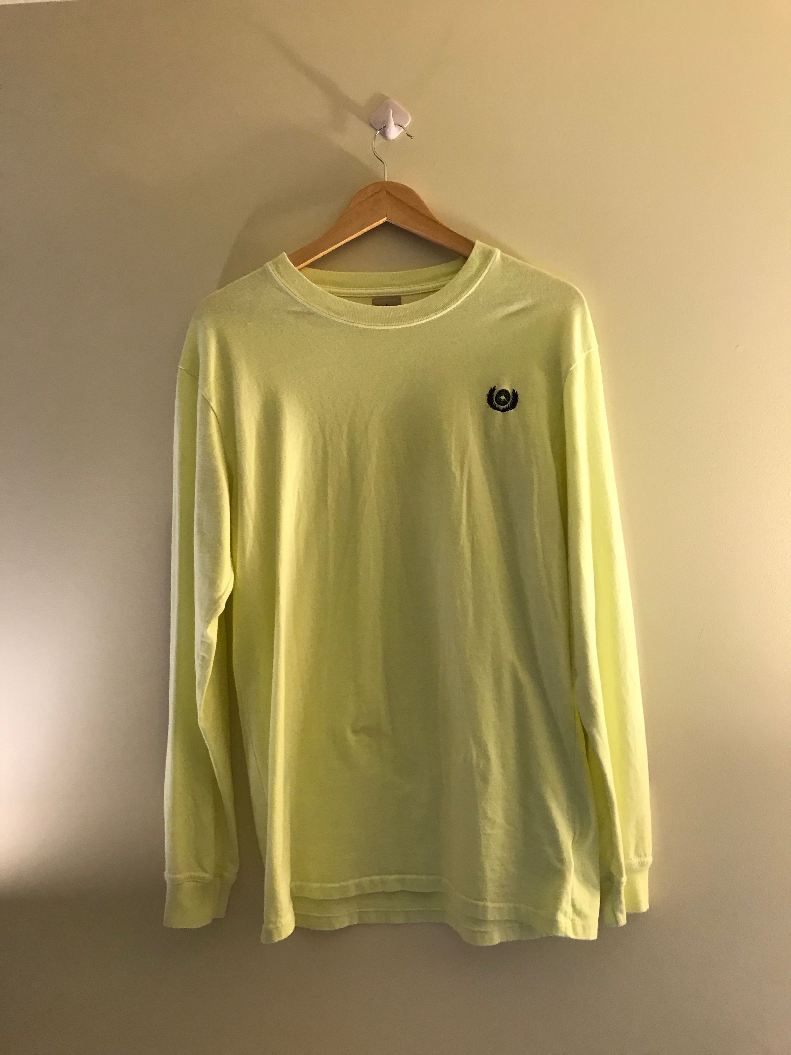 Yeezy Season Yeezy Calabasas Long Sleeve T Shirt Neon Green Grailed