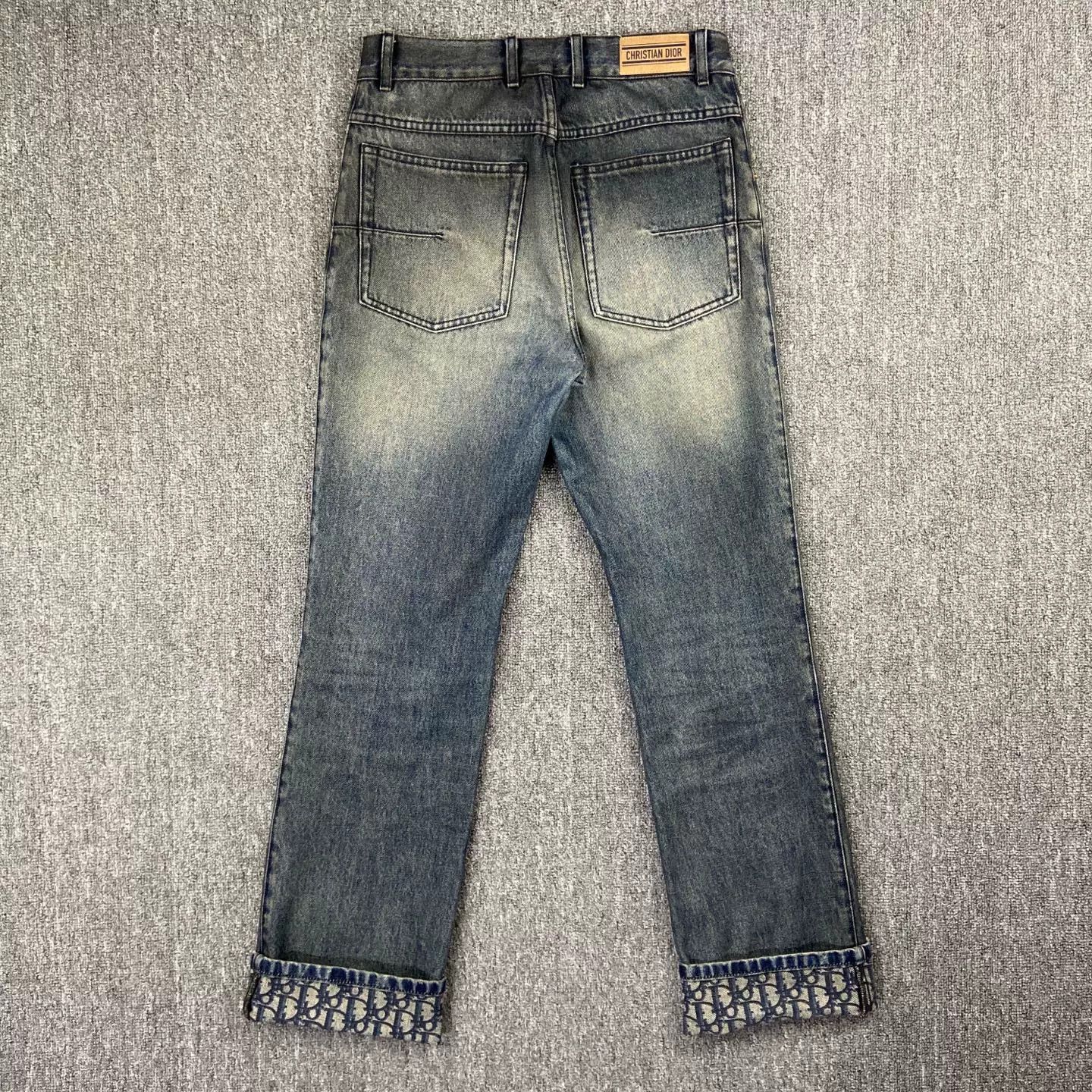 Dior dior new print denim pants size 32 Size US 32 / EU 48 - 2 Thumbnail