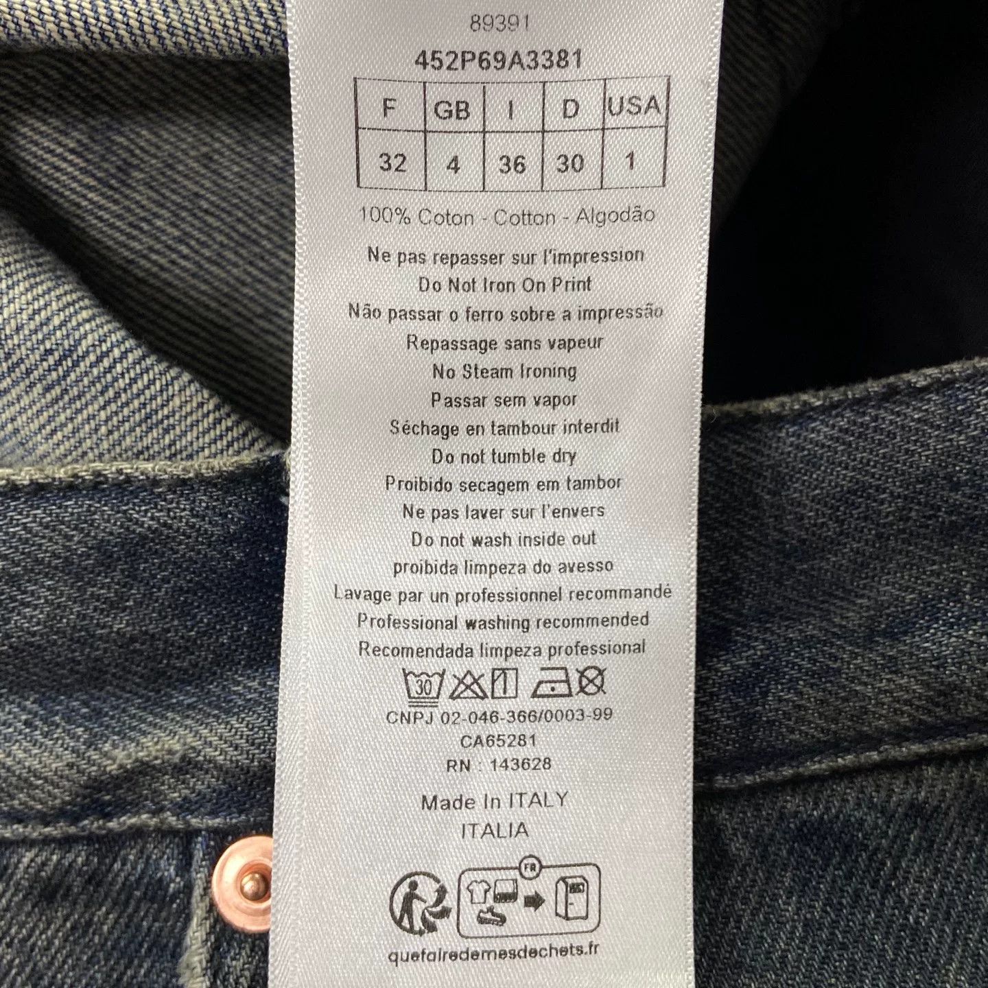 Dior dior new print denim pants size 32 Size US 32 / EU 48 - 5 Thumbnail