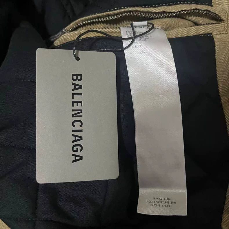 Balenciaga Balenciaga Leather Collar Washed Jacket Size US L / EU 52-54 / 3 - 4 Thumbnail