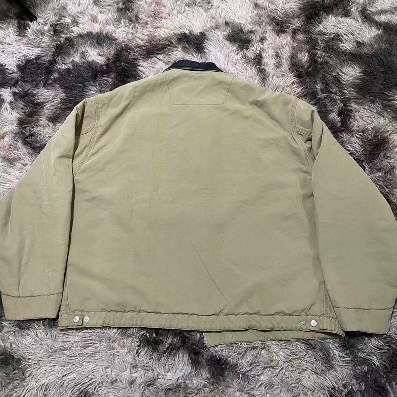 Balenciaga Balenciaga Leather Collar Washed Jacket Size US L / EU 52-54 / 3 - 2 Thumbnail