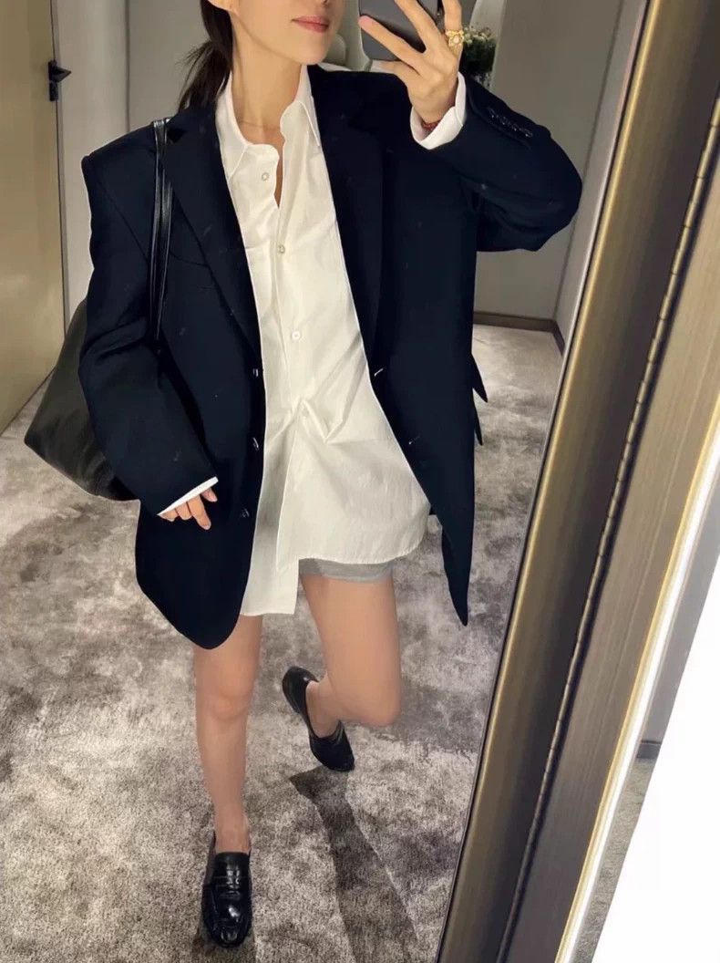 The Row The Row Classic Black Blazer Size US S / EU 44-46 / 1 - 7 Thumbnail