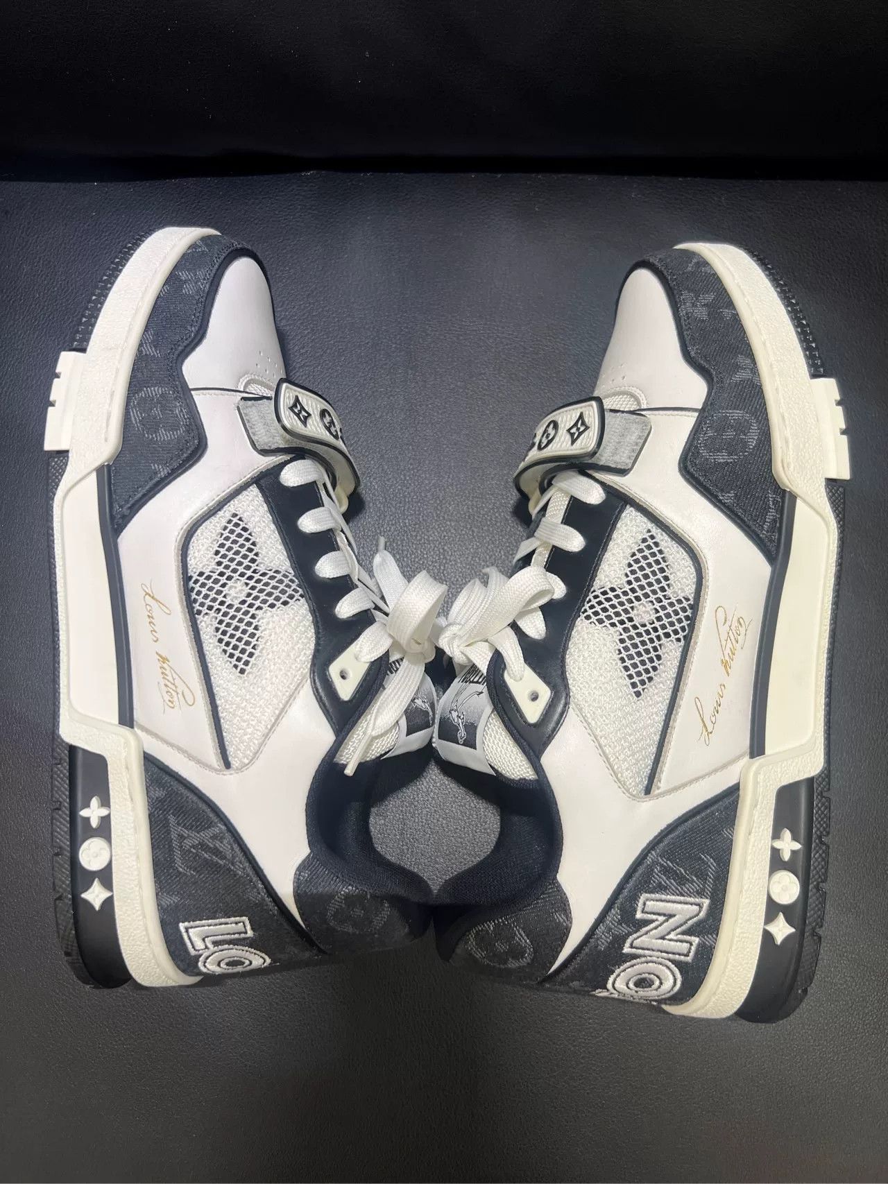 Louis Vuitton Louis Vuitton Trainer Black White Size US 8 / EU 41 - 5 Thumbnail