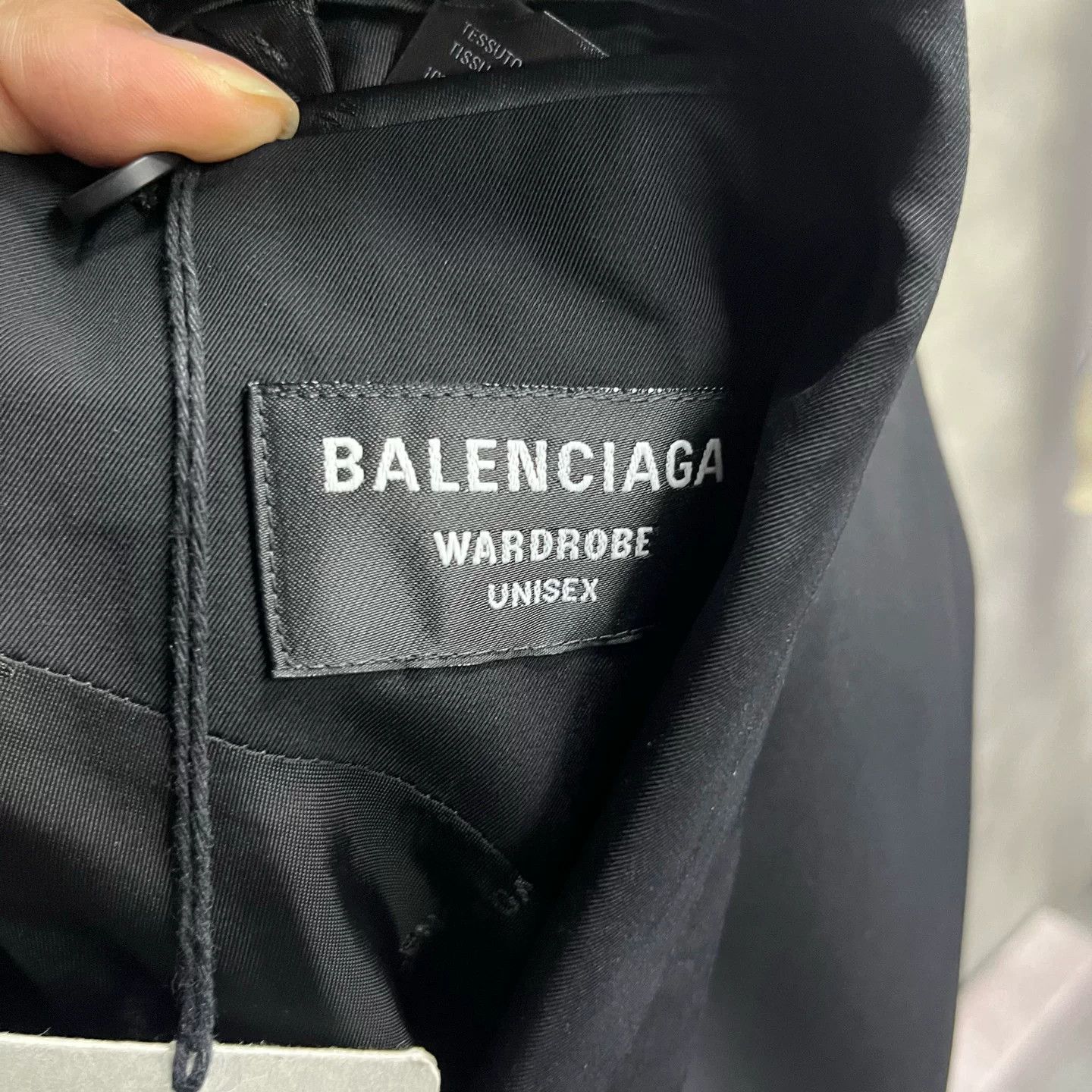 Balenciaga Balenciaga Black Wool Blend Blazer Jacket Size US L / EU 52-54 / 3 - 3 Thumbnail
