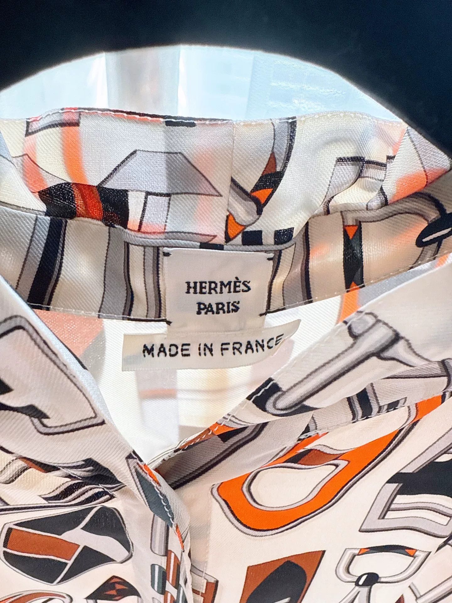 Hermes Hermes Silk Printed Shirt Dress Size US XS / EU 42 / 0 - 3 Thumbnail